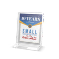 Anniversary Acrylic Standee — "10 Years in Business" Custom Desk Display