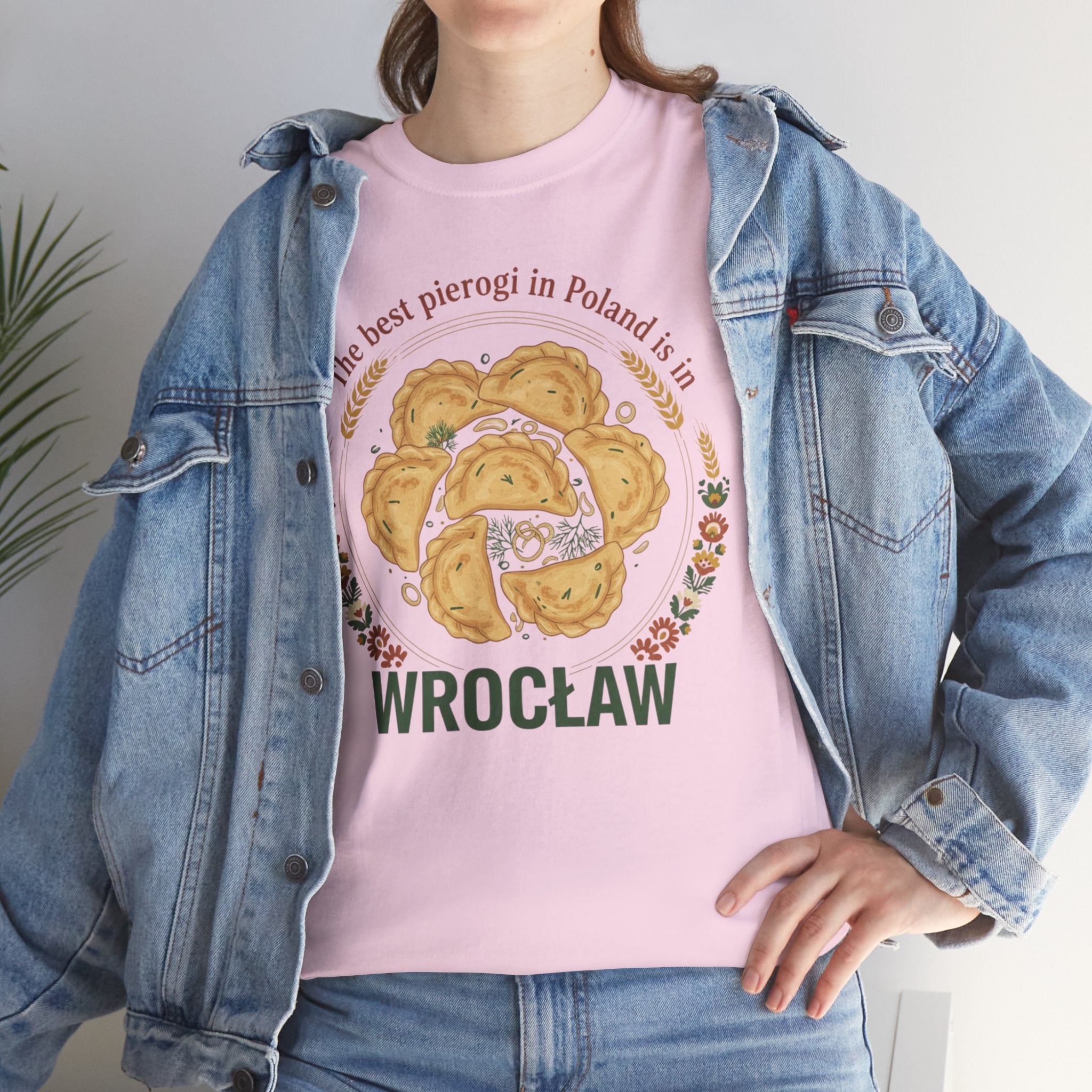 Wrocław Pierogi T-Shirt — "The best pierogi in Poland is in" Polish Food Tee