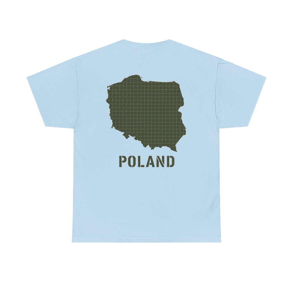 Poland Map T-Shirt — Gallus Logo Military-Style Polish Pride Tee
