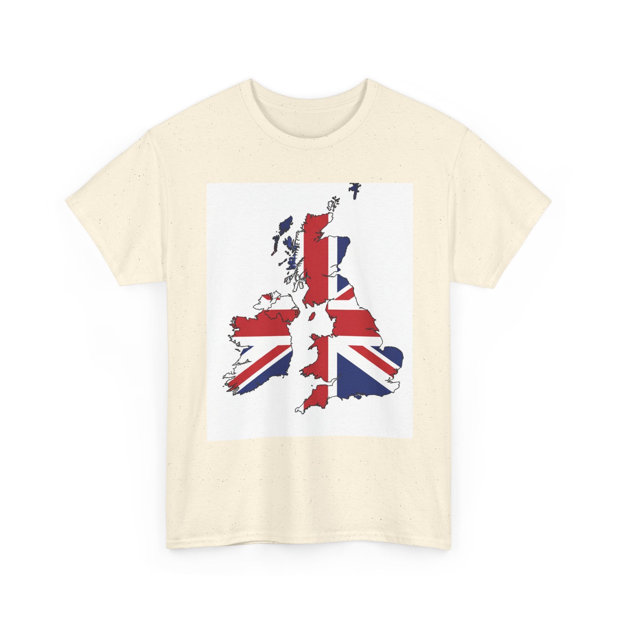 UK Map Flag T-Shirt — British Union Jack Graphic Tee