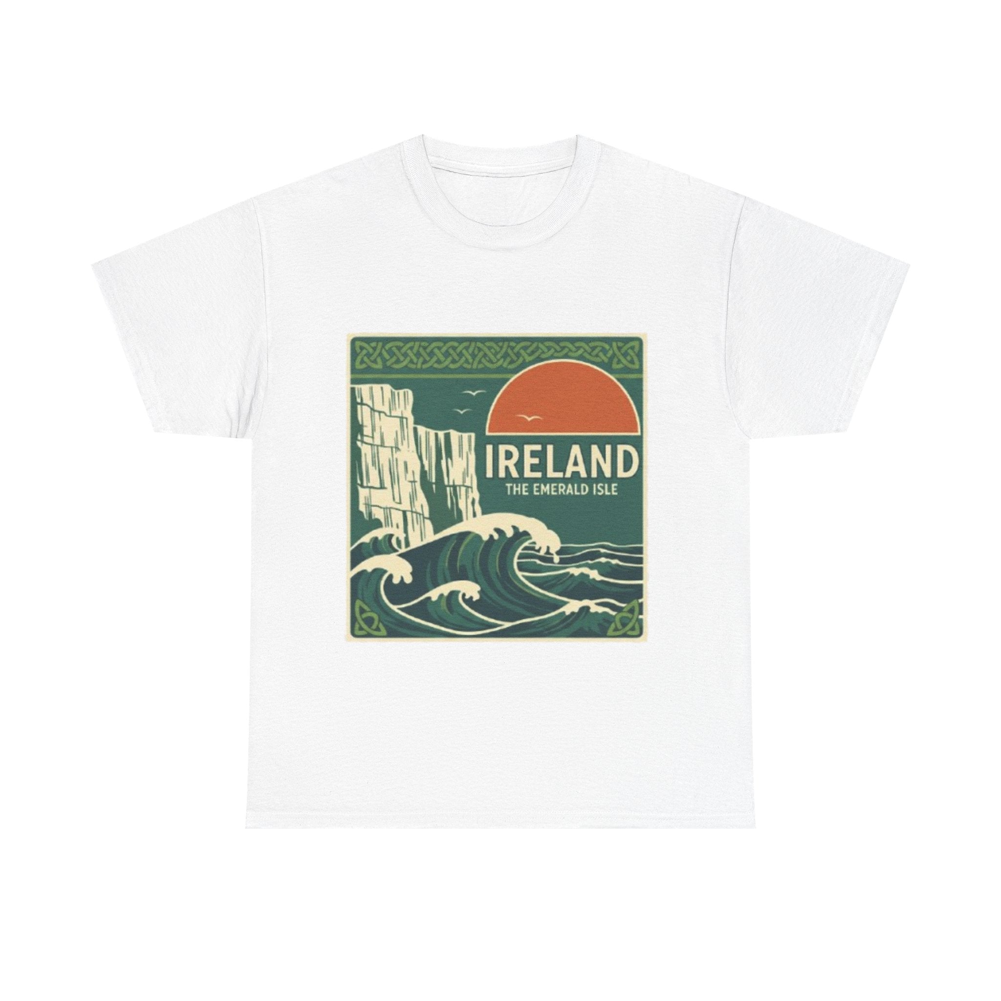 Ireland Vintage Travel Tee — 'Ireland The Emerald Isle' Graphic T‑Shirt