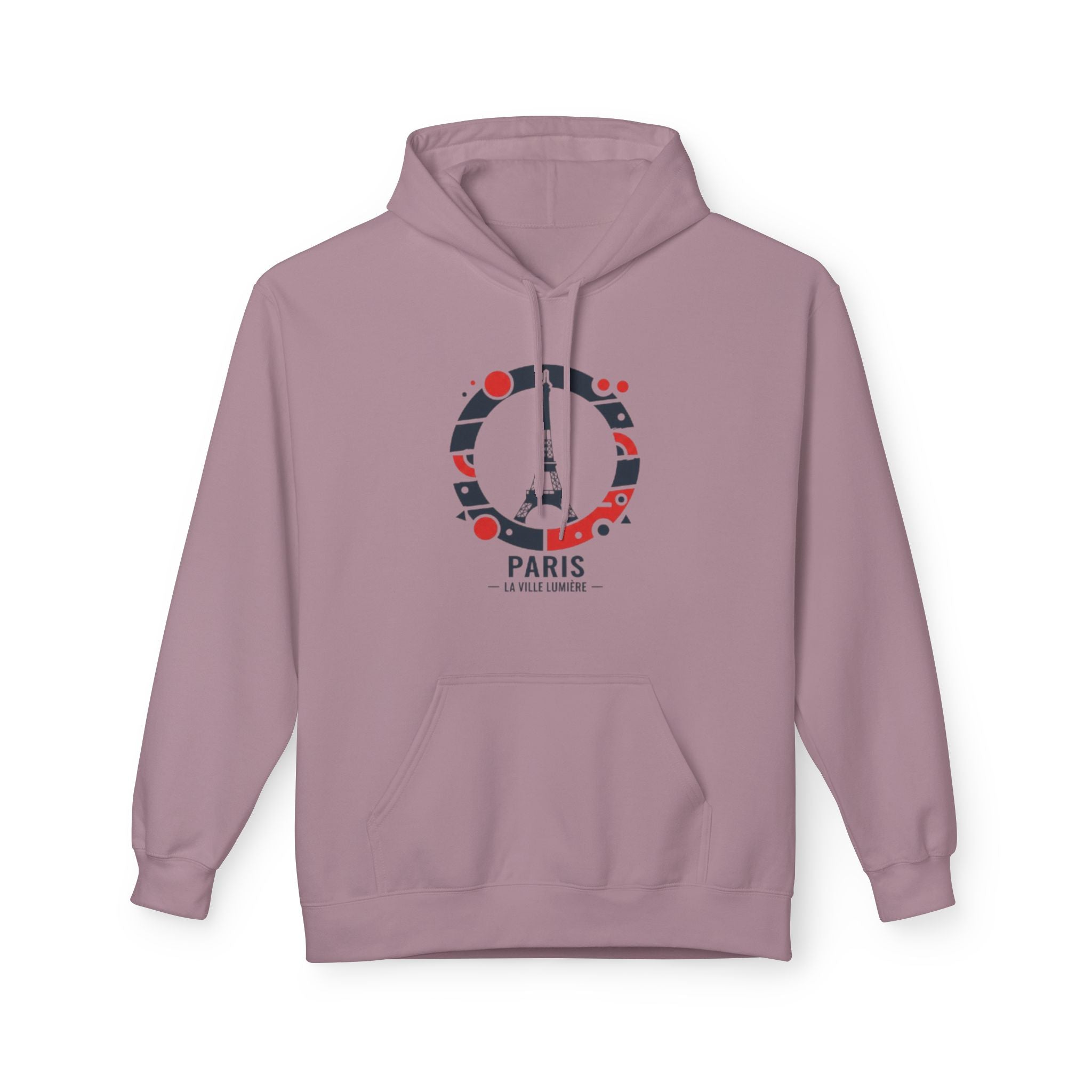 Paris Eiffel Circle Hoodie — La Ville Lumière Travel Sweatshirt