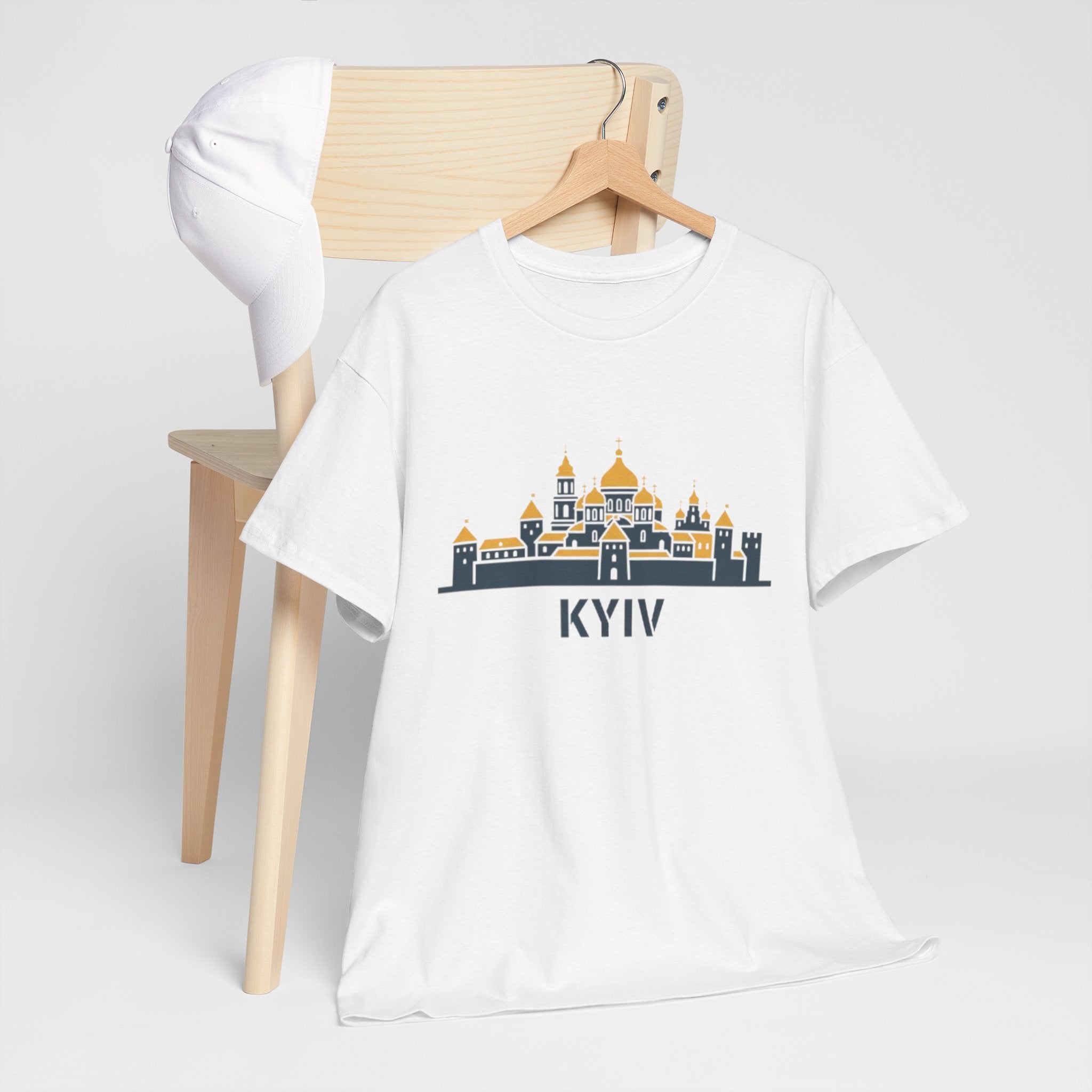 Kyiv Skyline Tee — Ukrainian Cityscape Graphic T-Shirt