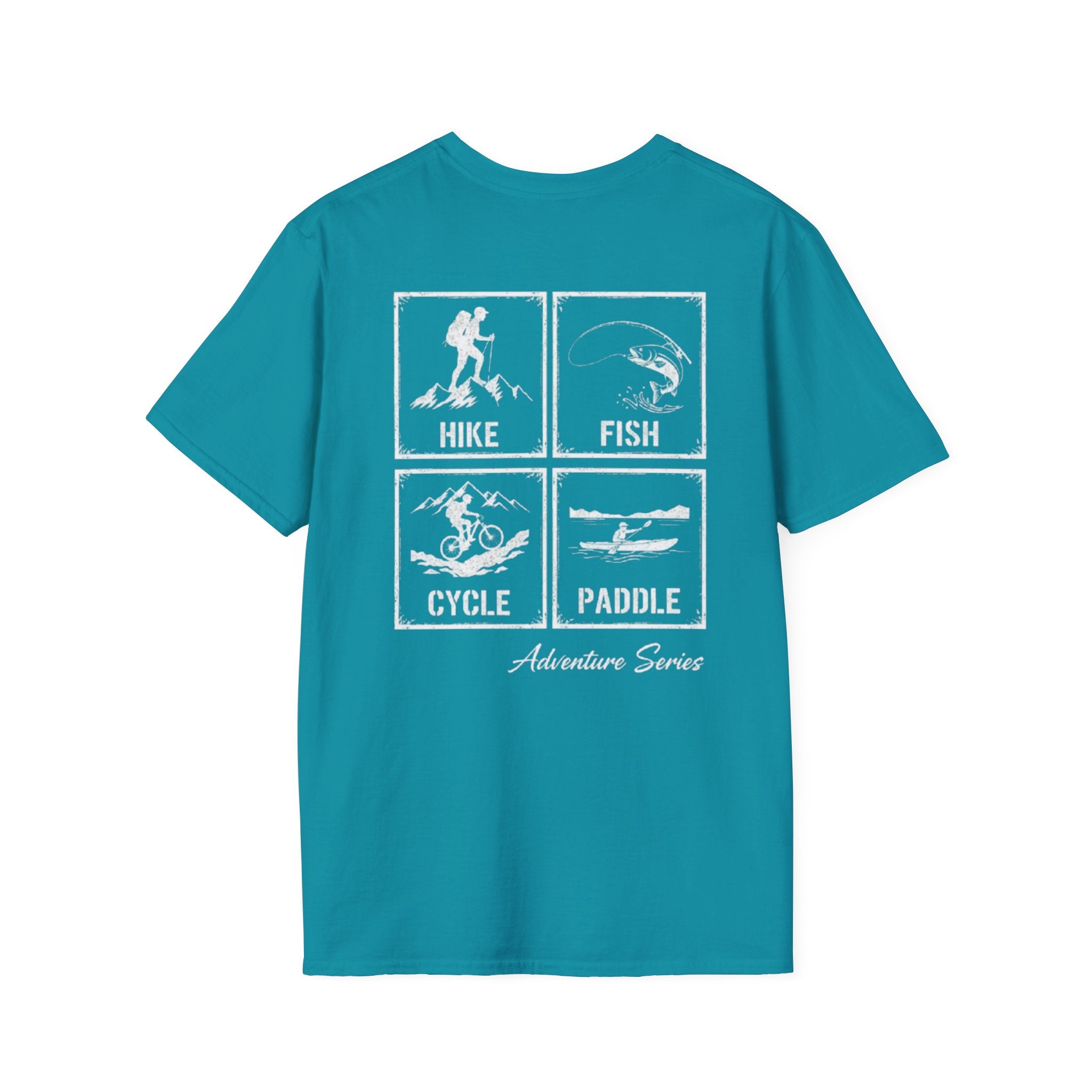 T-Shirt — Vintage Travel Graphic Tee (Back Panel)