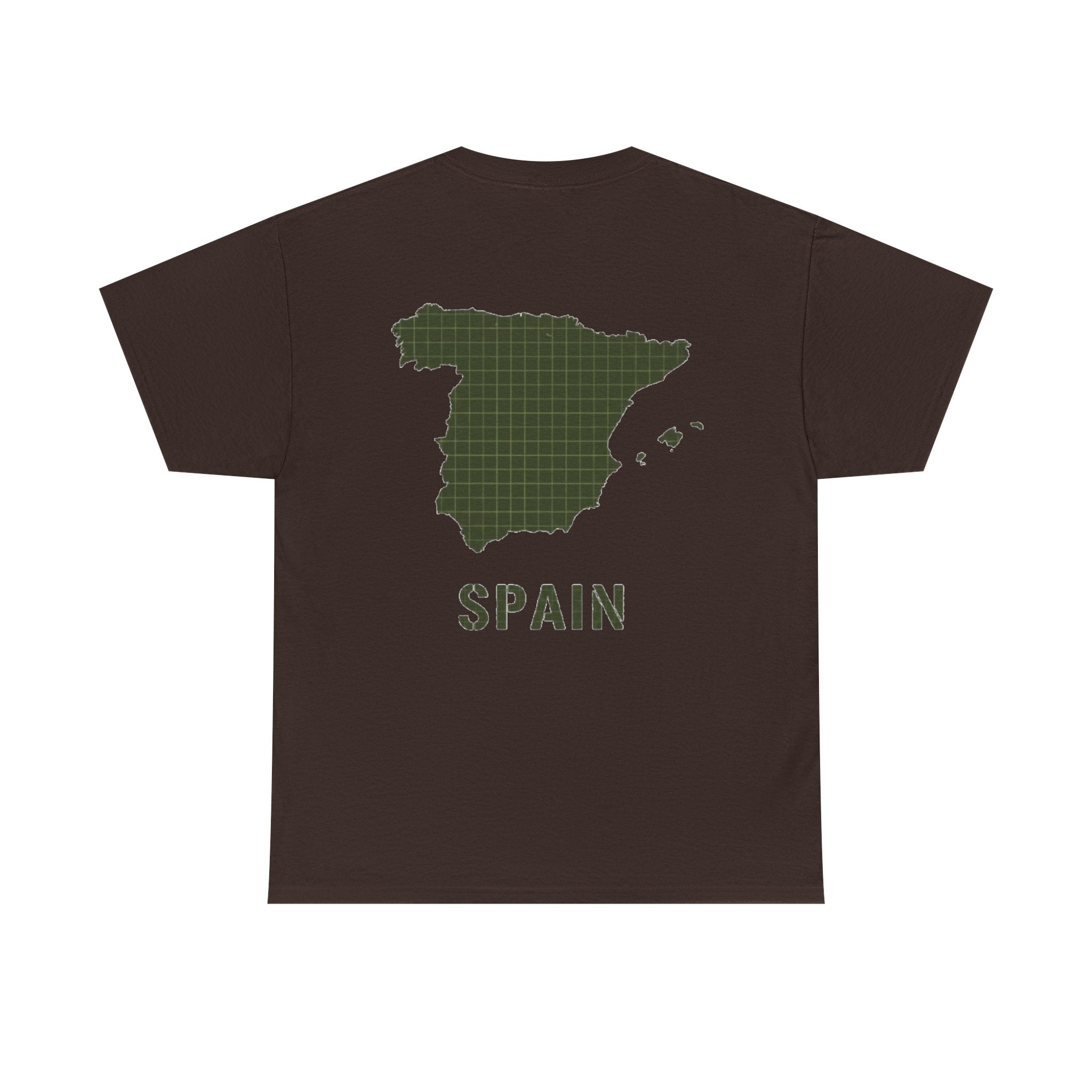 Spain Map Graphic Tee — Minimalist Travel T‑Shirt