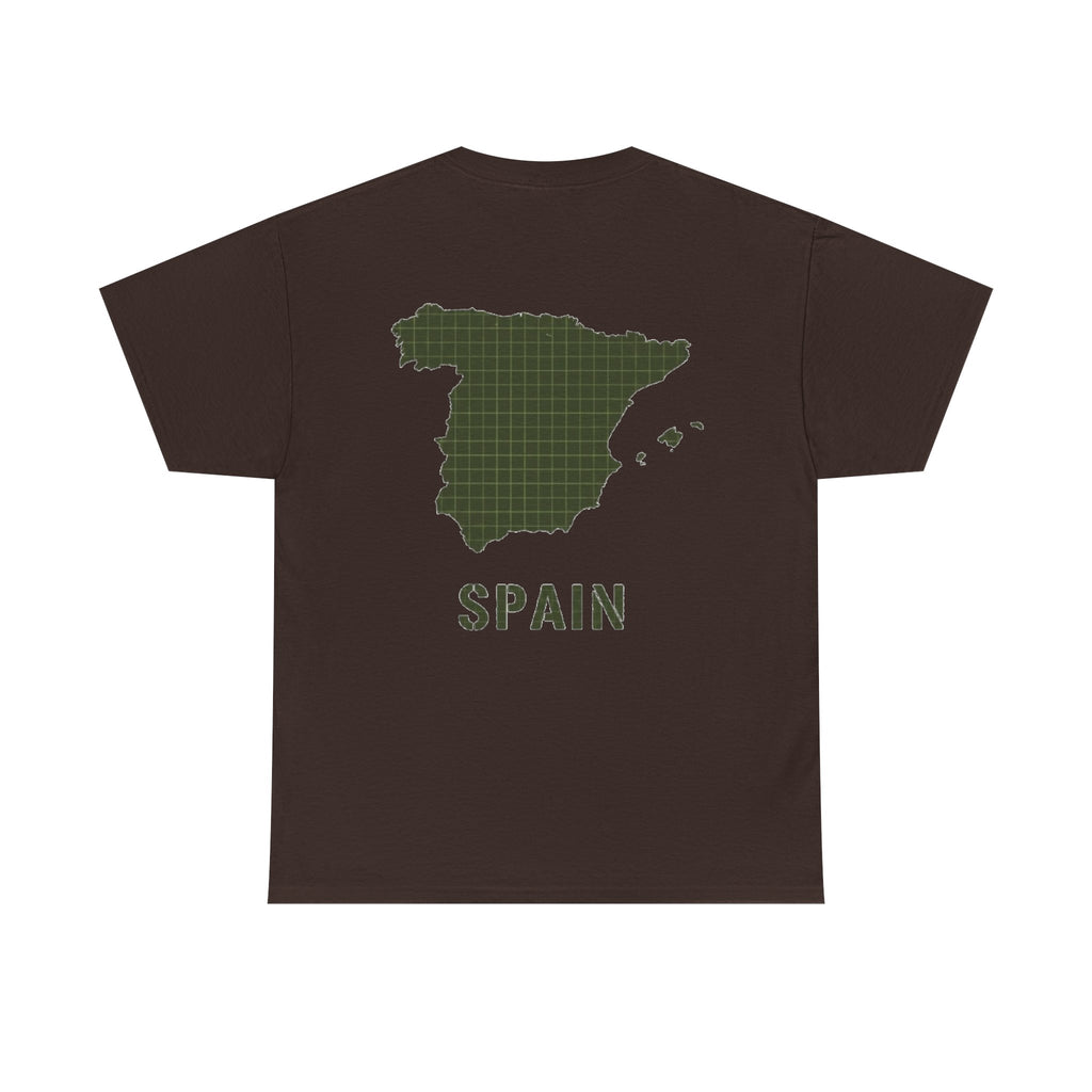 Spain Map Graphic Tee — Minimalist Travel T‑Shirt