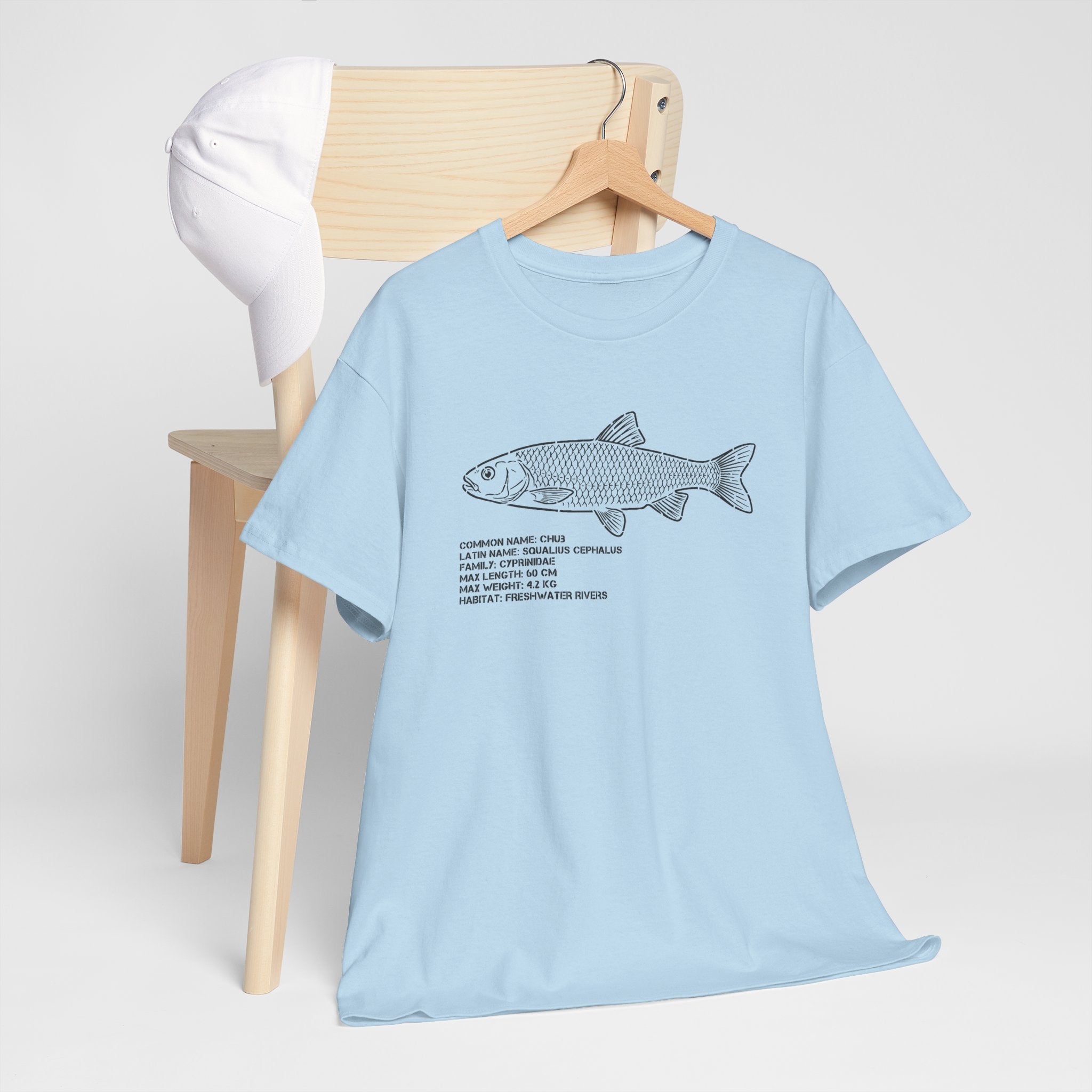 Fish Anatomy Graphic Tee — Scientific Illustration White T-Shirt