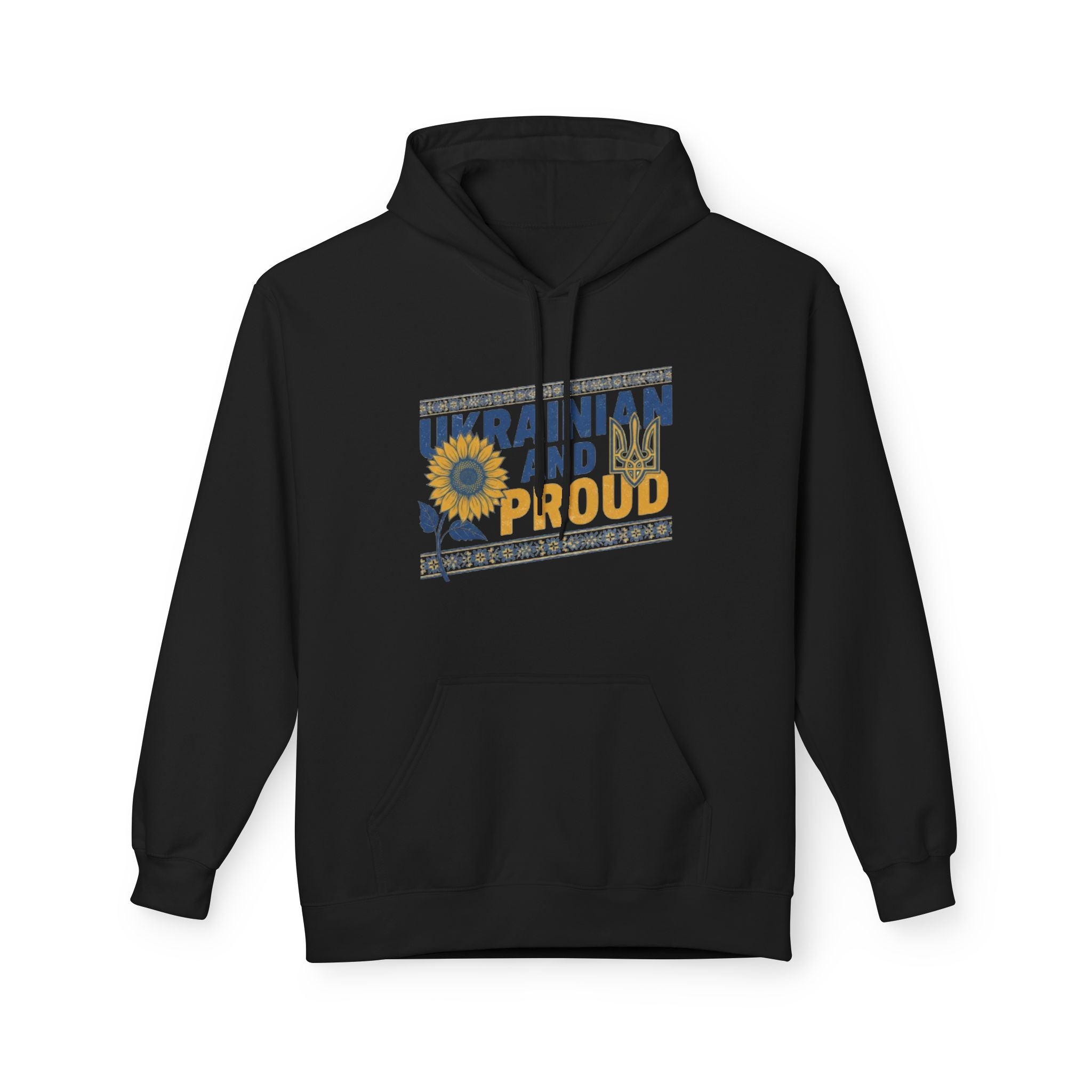 Ukrainian and Proud Hoodie — Sunflower National Pride Pullover
