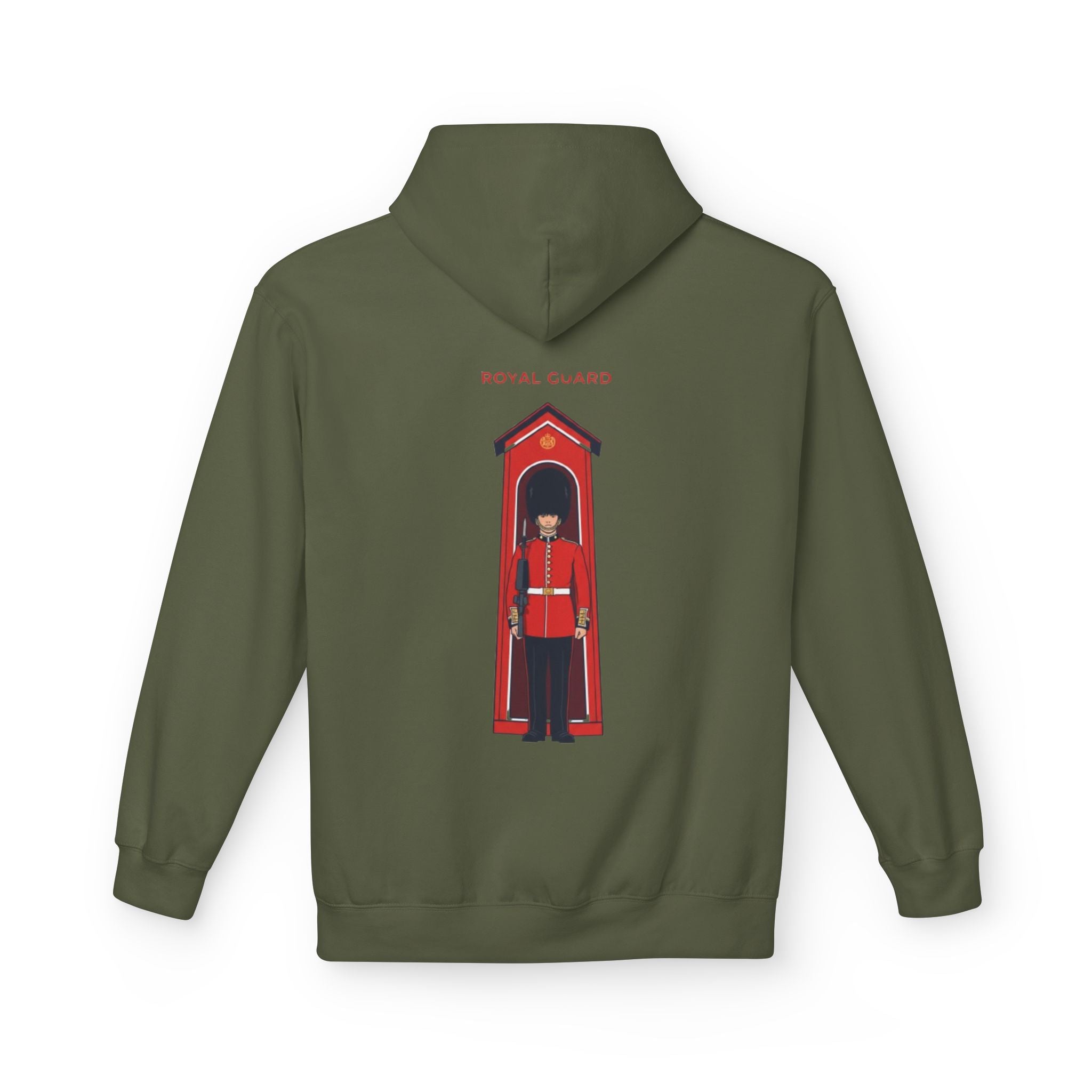 Royal Guard Illustration Hoodie — British Soldier Graphic Hoodie