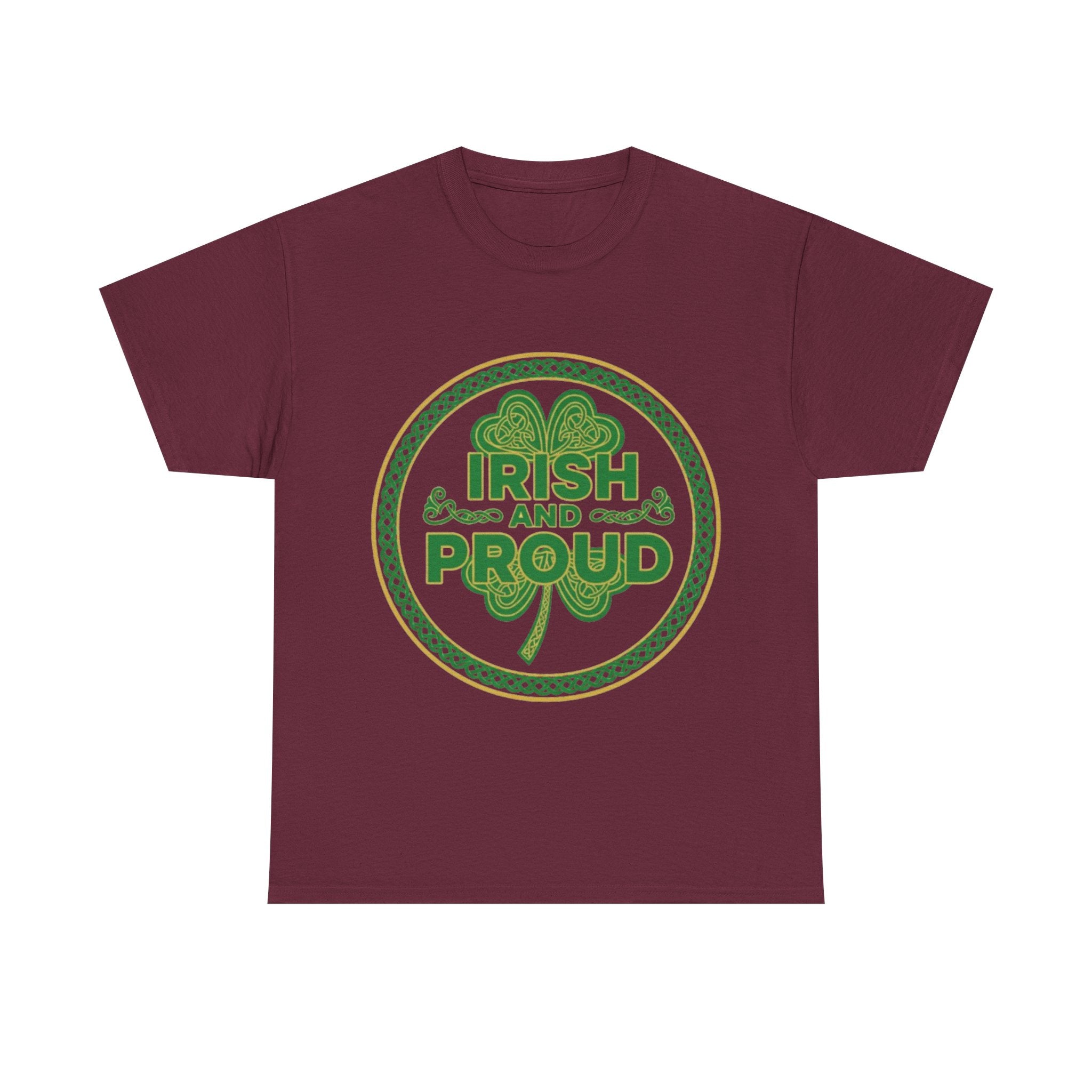 Irish and Proud Shamrock T-Shirt — St. Patrick’s Day Celebration Tee