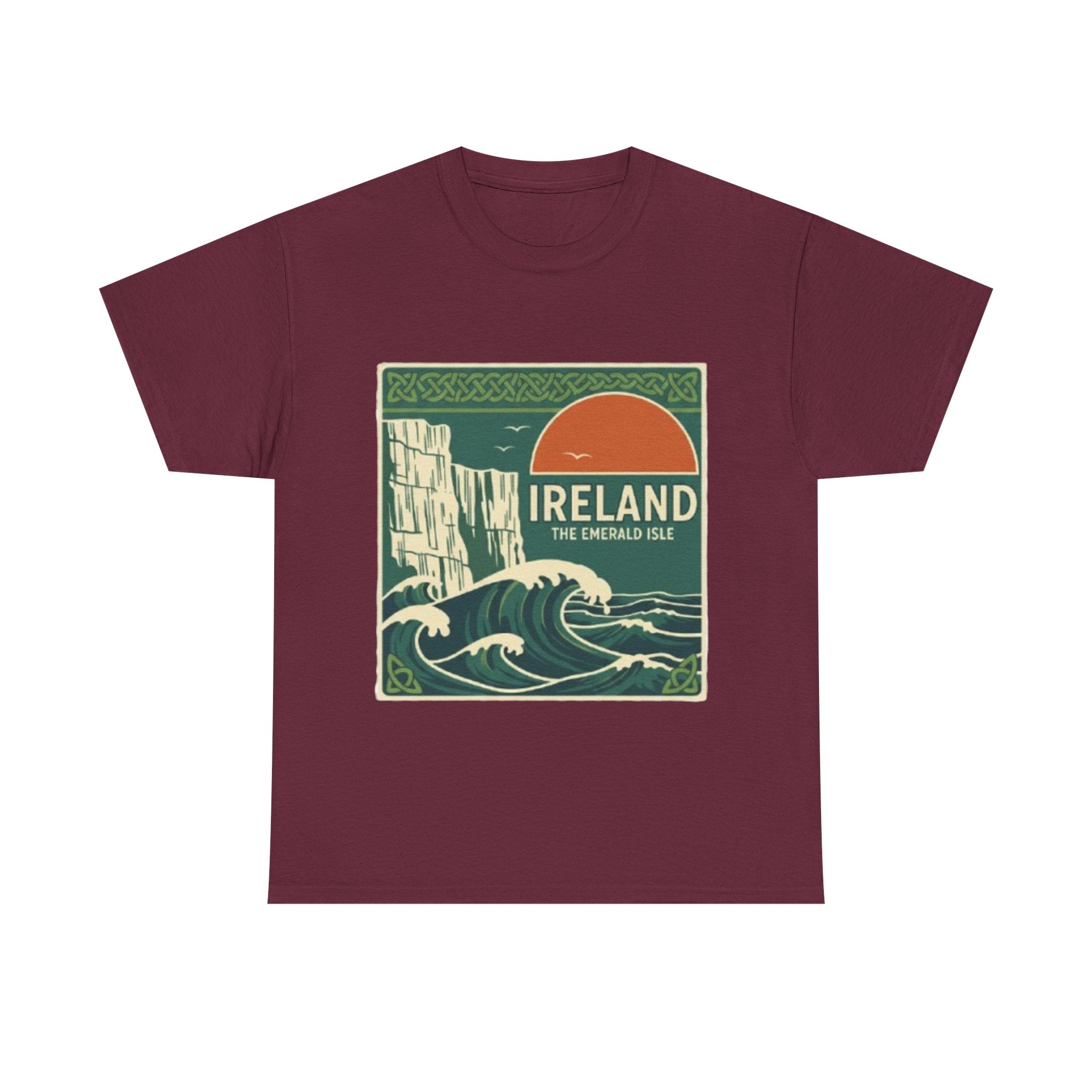 Ireland Vintage Travel Tee — 'Ireland The Emerald Isle' Graphic T‑Shirt
