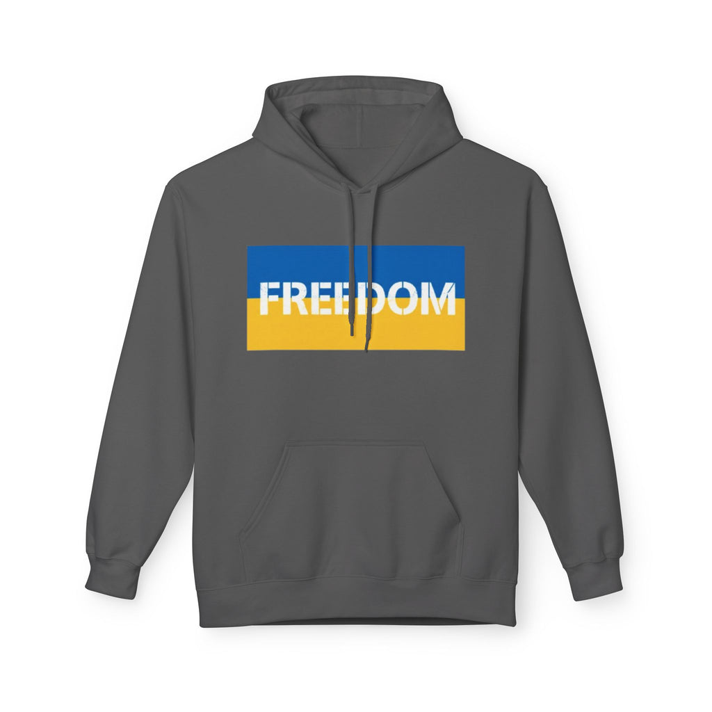 Freedom Flag Hoodie — Blue & Yellow Patriotic Freedom Pullover