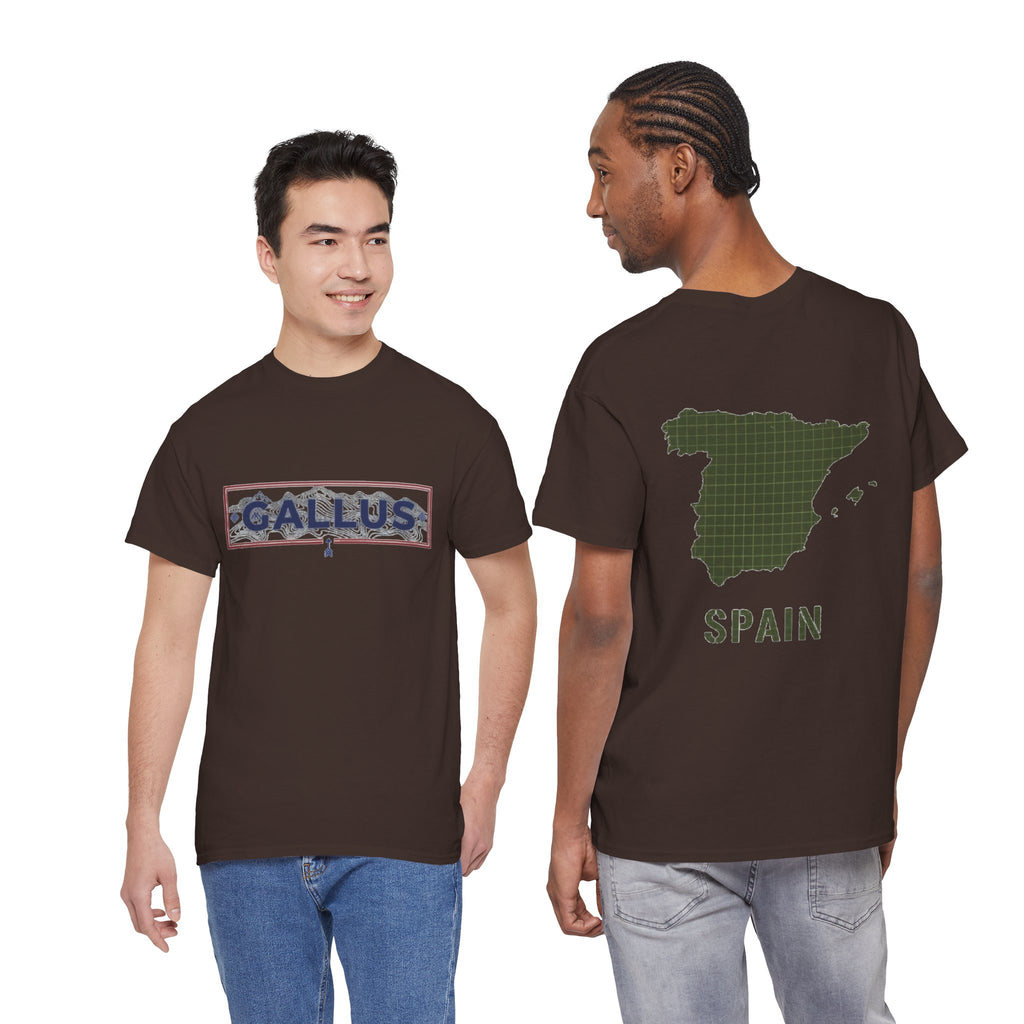 Spain Map T-Shirt • Gallus Logo Travel Tee