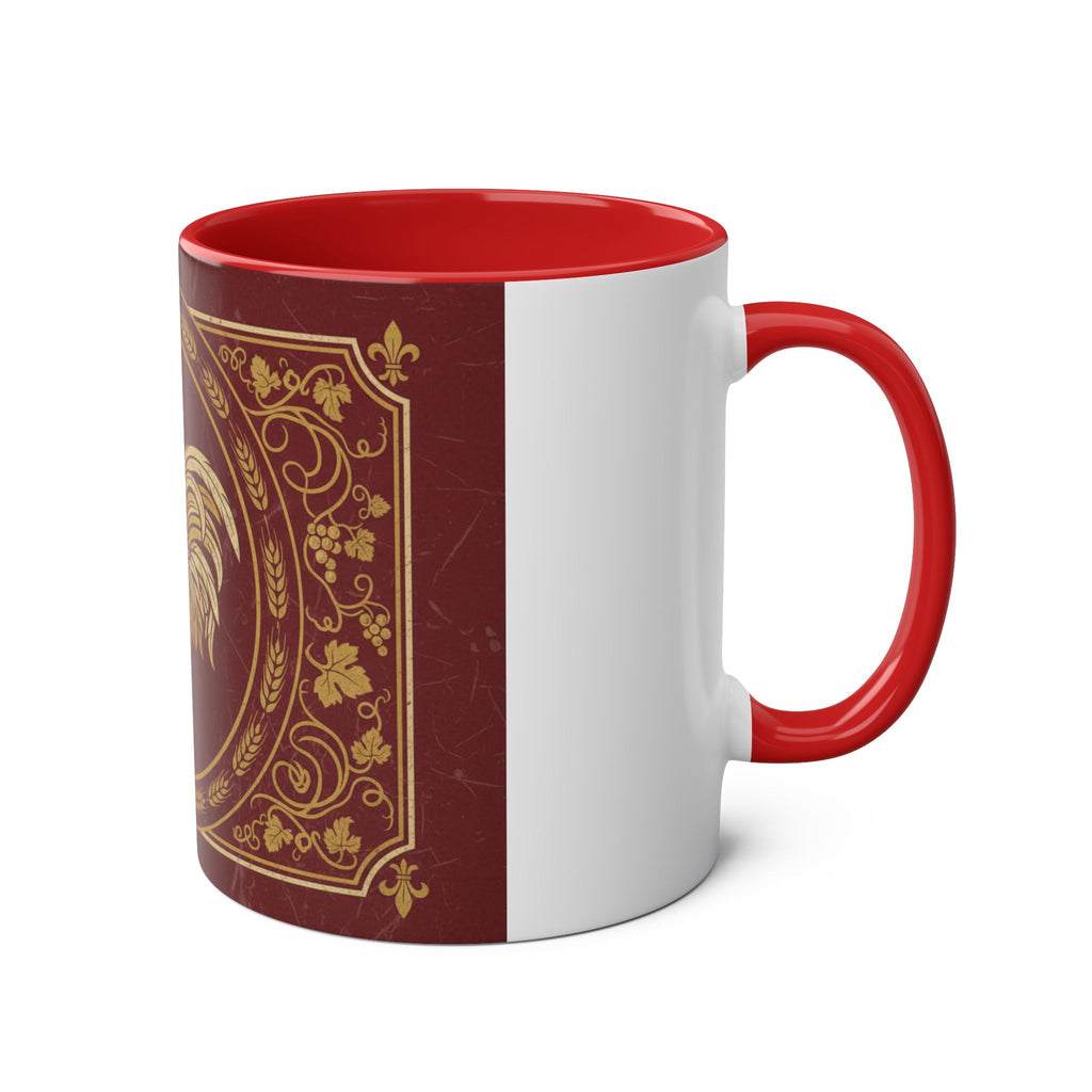 Two-Tone Coffee Mugs, 11oz