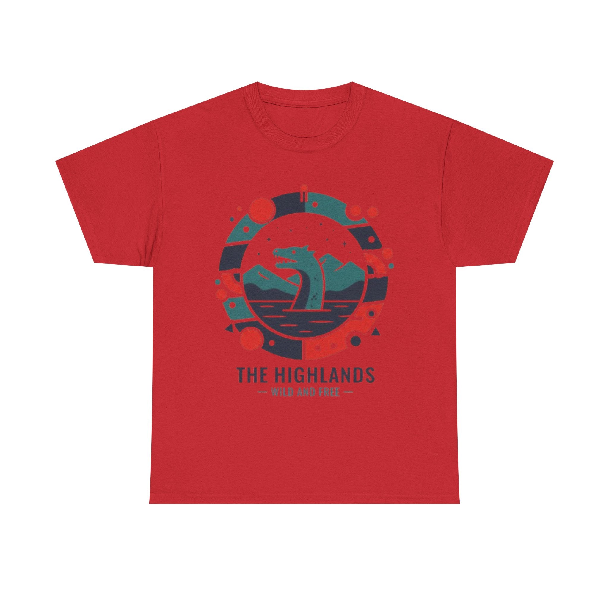 Highlands Waves Tee — "The Highlands: Wild and Free" Graphic T‑Shirt