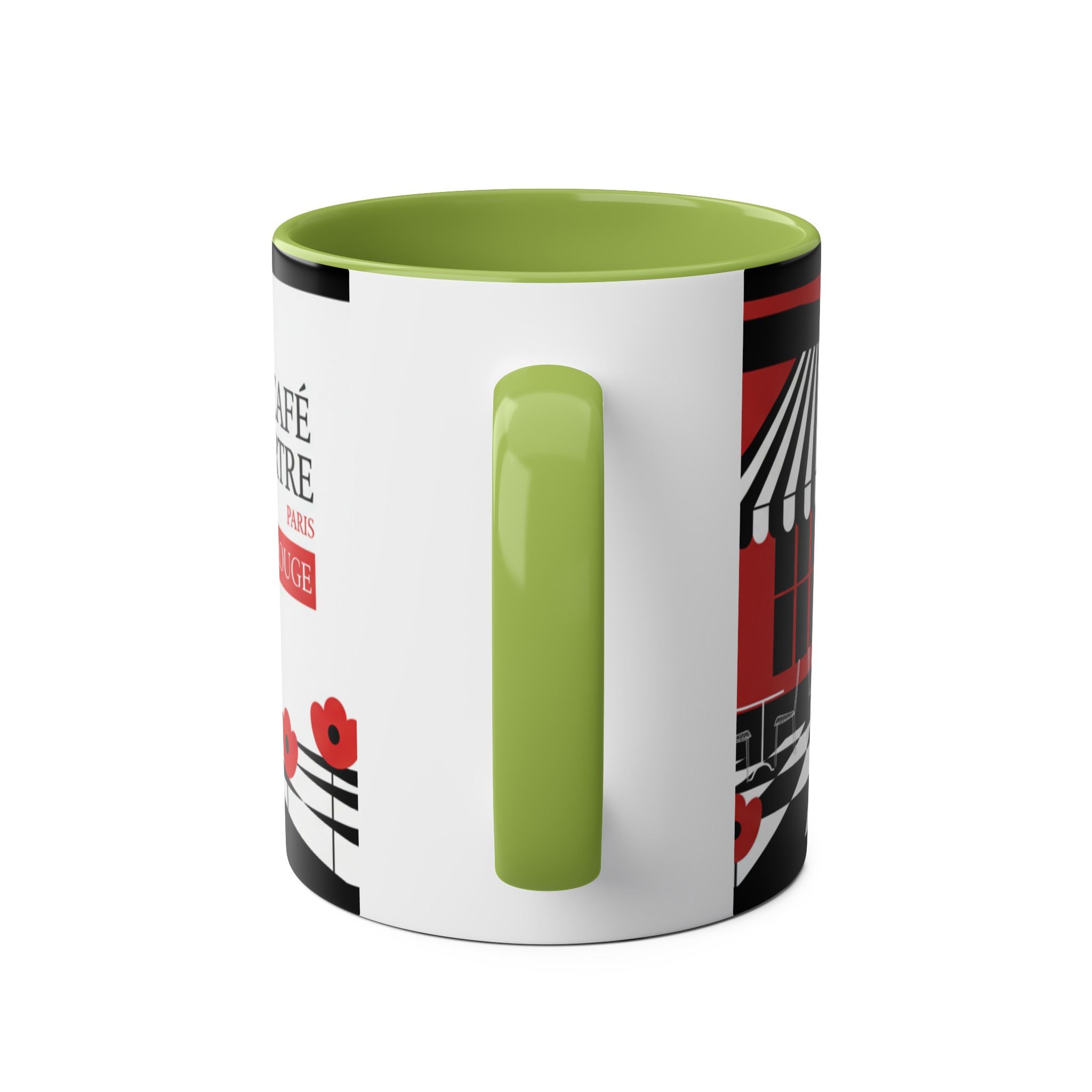 Two-Tone Coffee Mugs, 11oz