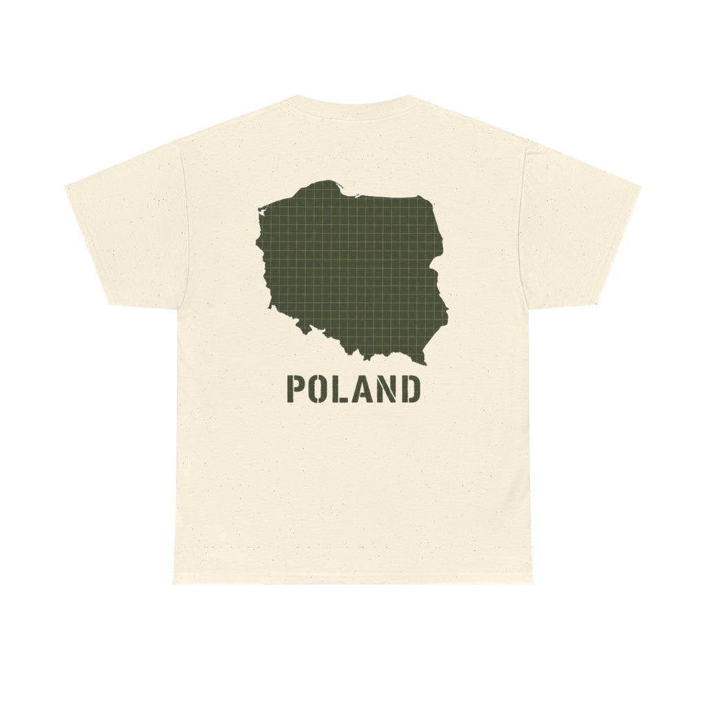 Poland Map T-Shirt — Gallus Logo Military-Style Polish Pride Tee