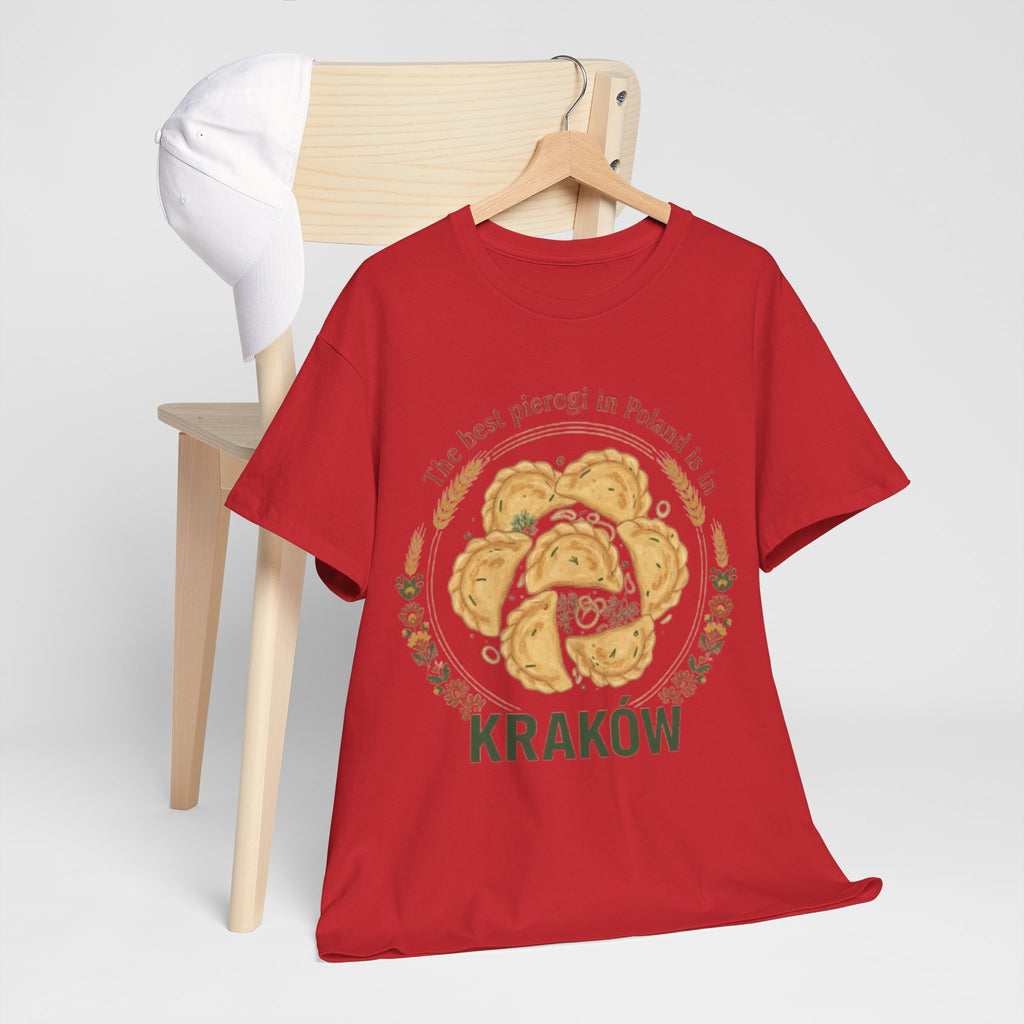 Kraków Pierogi T-Shirt — "The best pierogi in Poland is in Kraków" Shirt