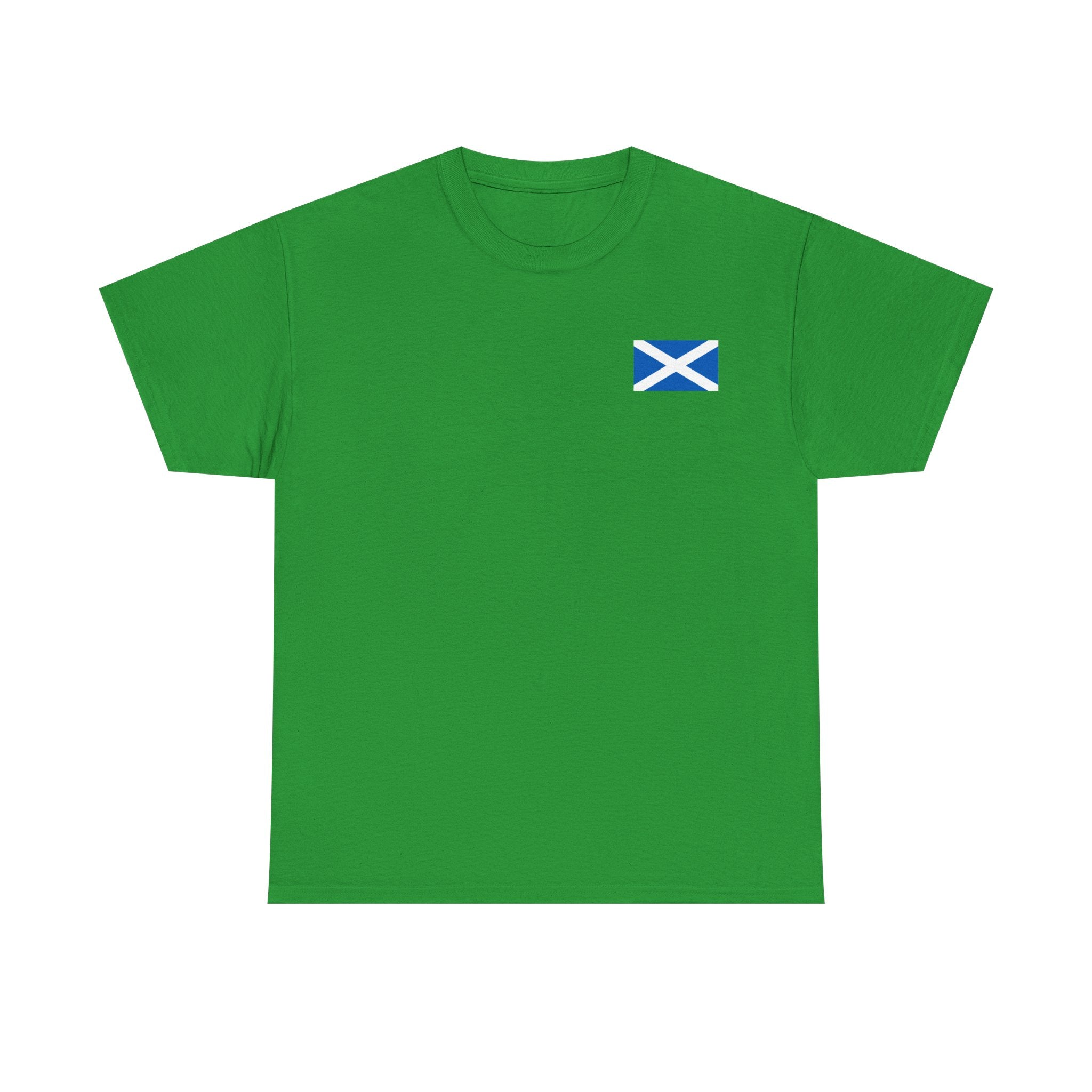 Scottish and Proud T-Shirt — Stag Crest with Saltire Flag