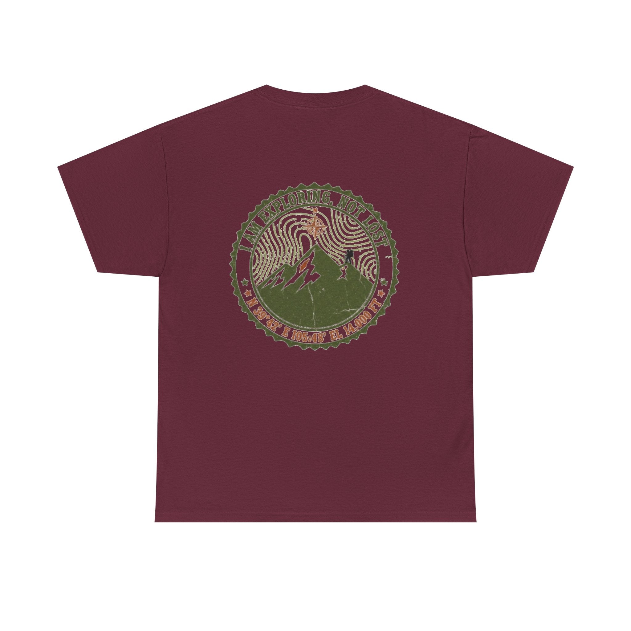Adventure Logo Tee — "GALLUS" Mountain Badge Shirt (Exploring Not Lost)