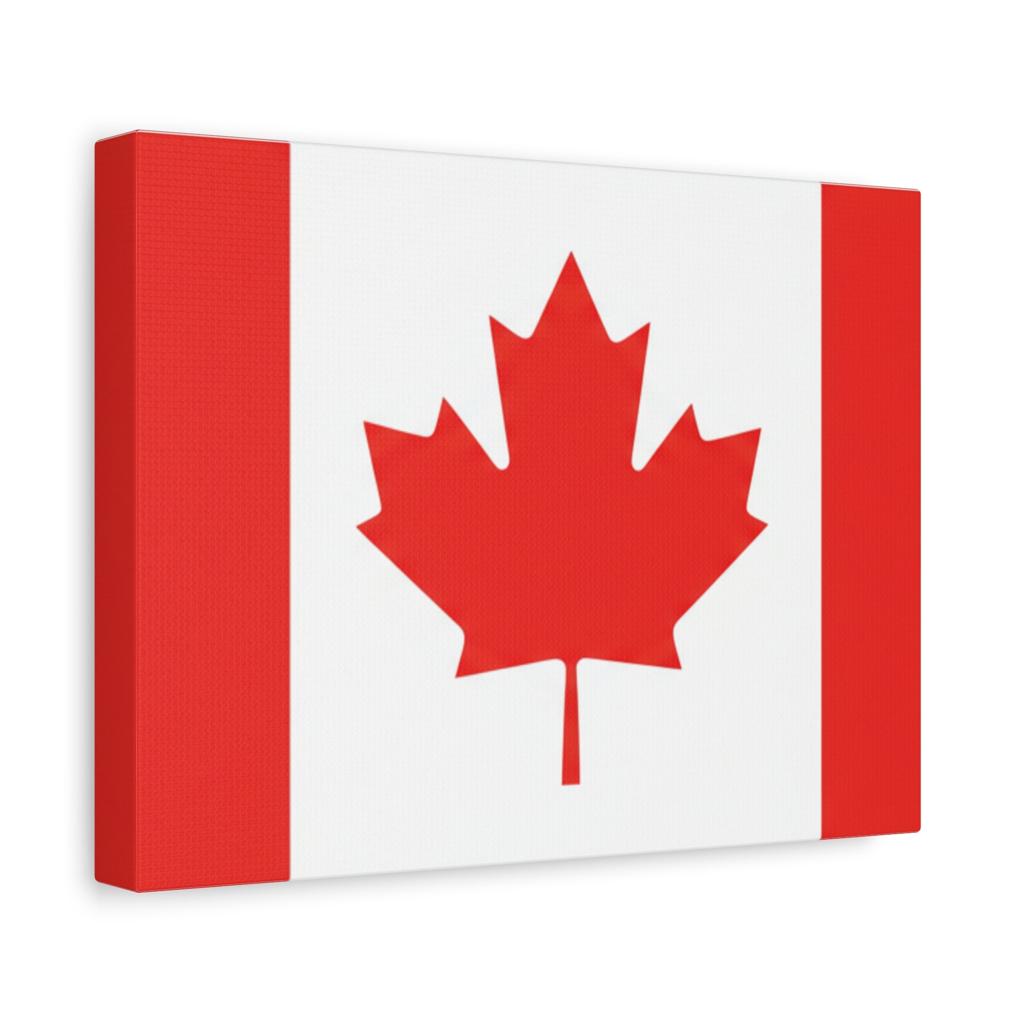 Canadian Flag Matte Canvas Print (Stretched 1.25")