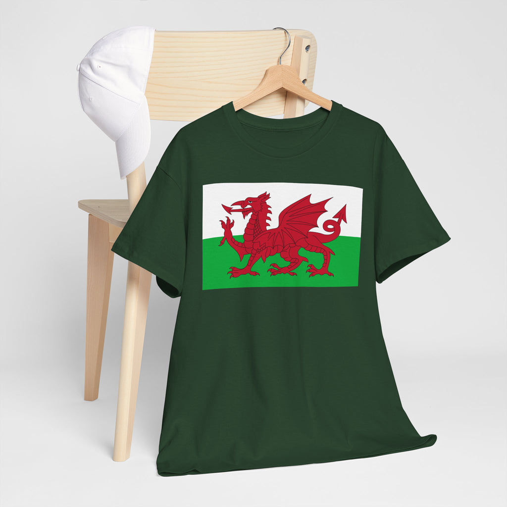 Welsh Dragon T‑Shirt — Cymru Red Dragon Flag Tee
