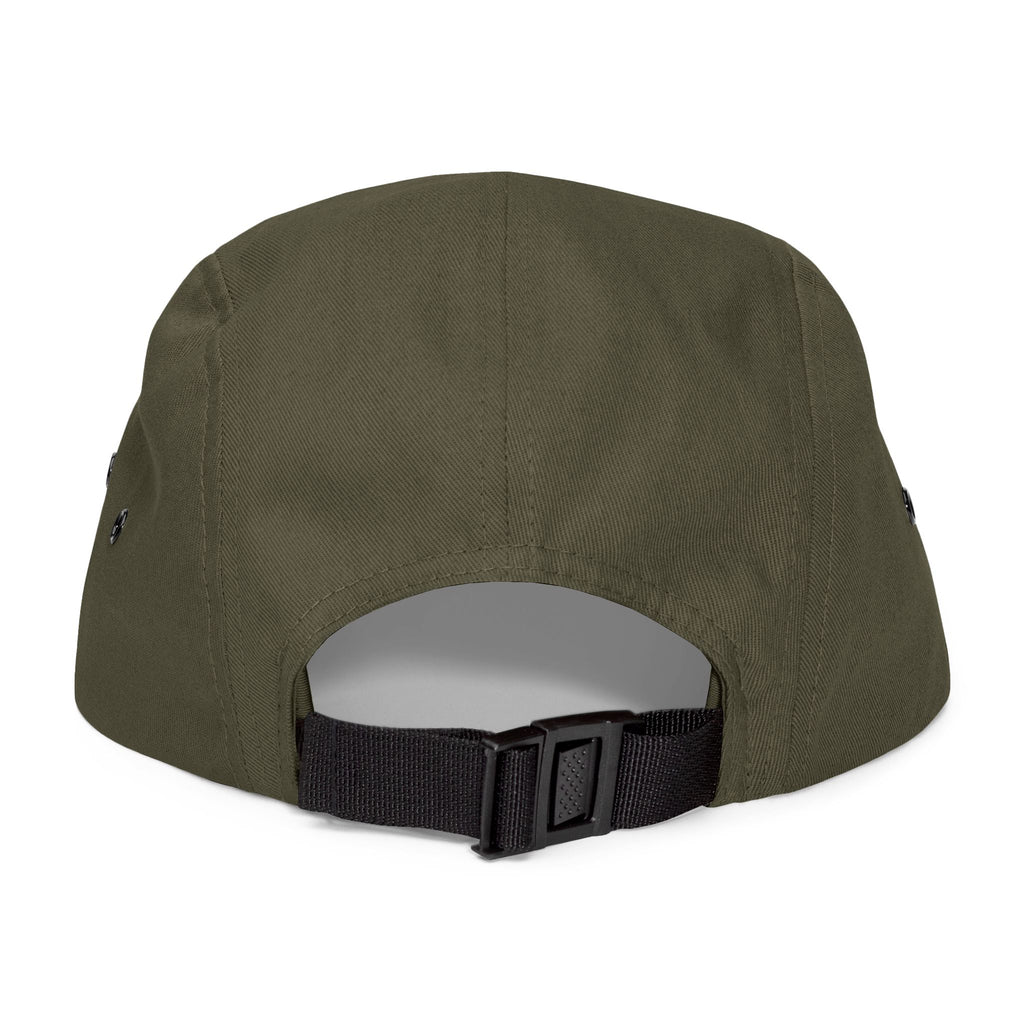 Gallus Embroidered 5-Panel Cap — Minimal Logo Cotton Camper Hat