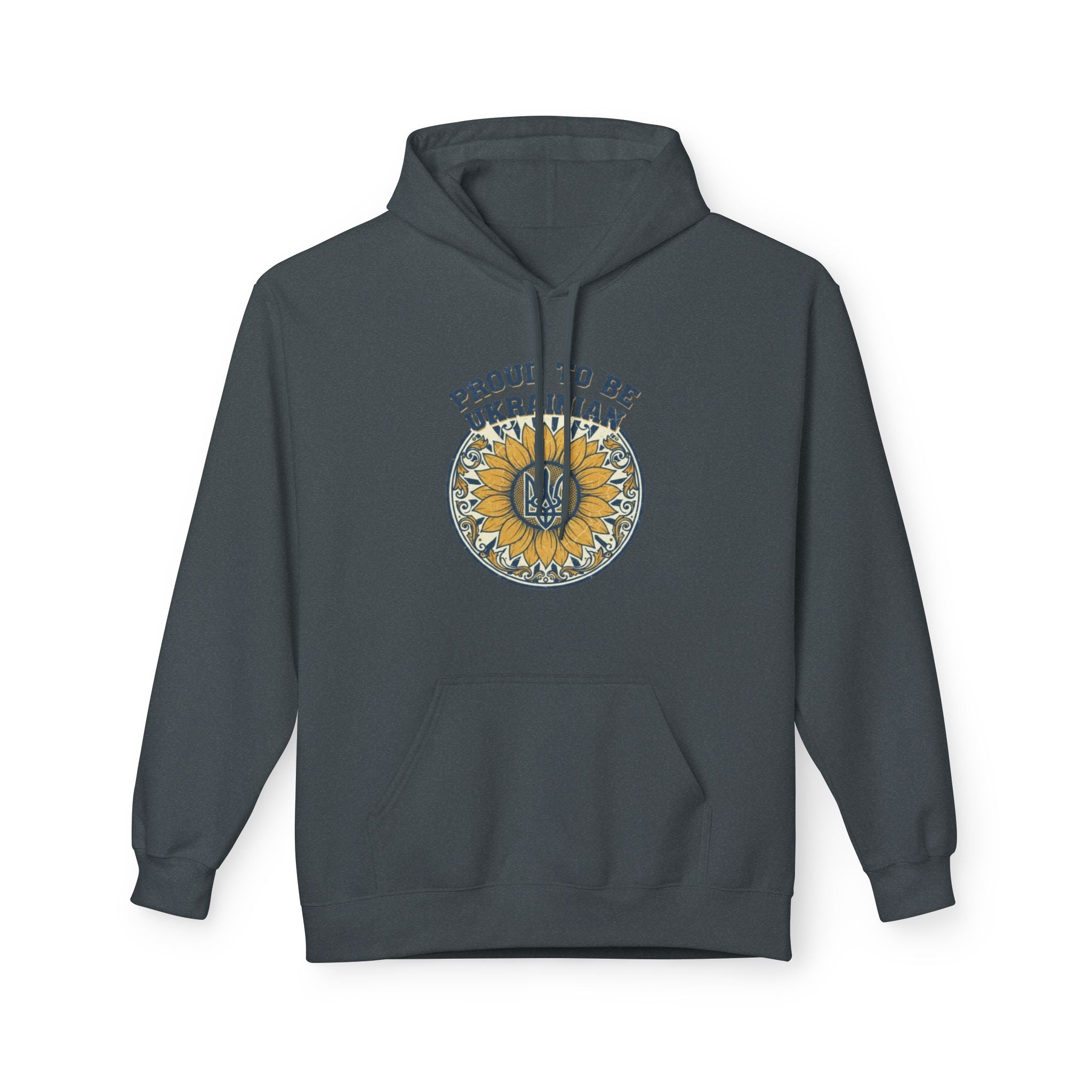 Proud to Be Ukrainian Sunflower Hoodie — Patriot Graphic Pullover