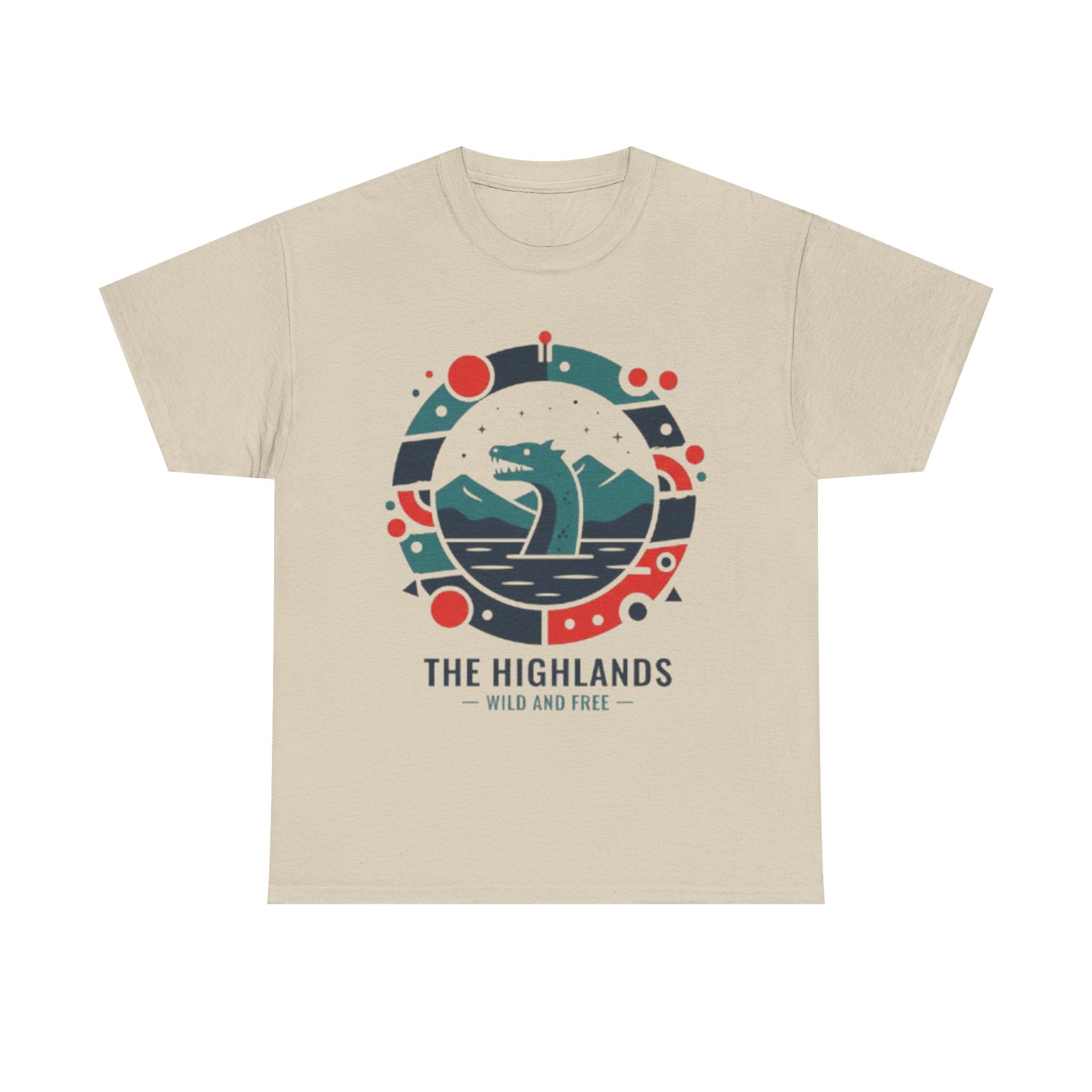 Highlands Waves Tee — "The Highlands: Wild and Free" Graphic T‑Shirt