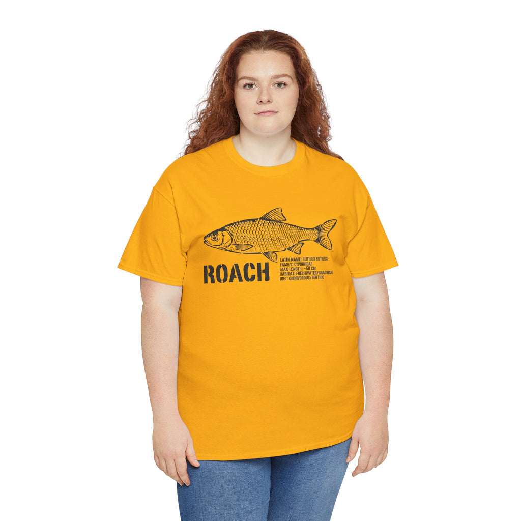 Roach Fish Sketch Tee — Vintage Angler Graphic T-Shirt