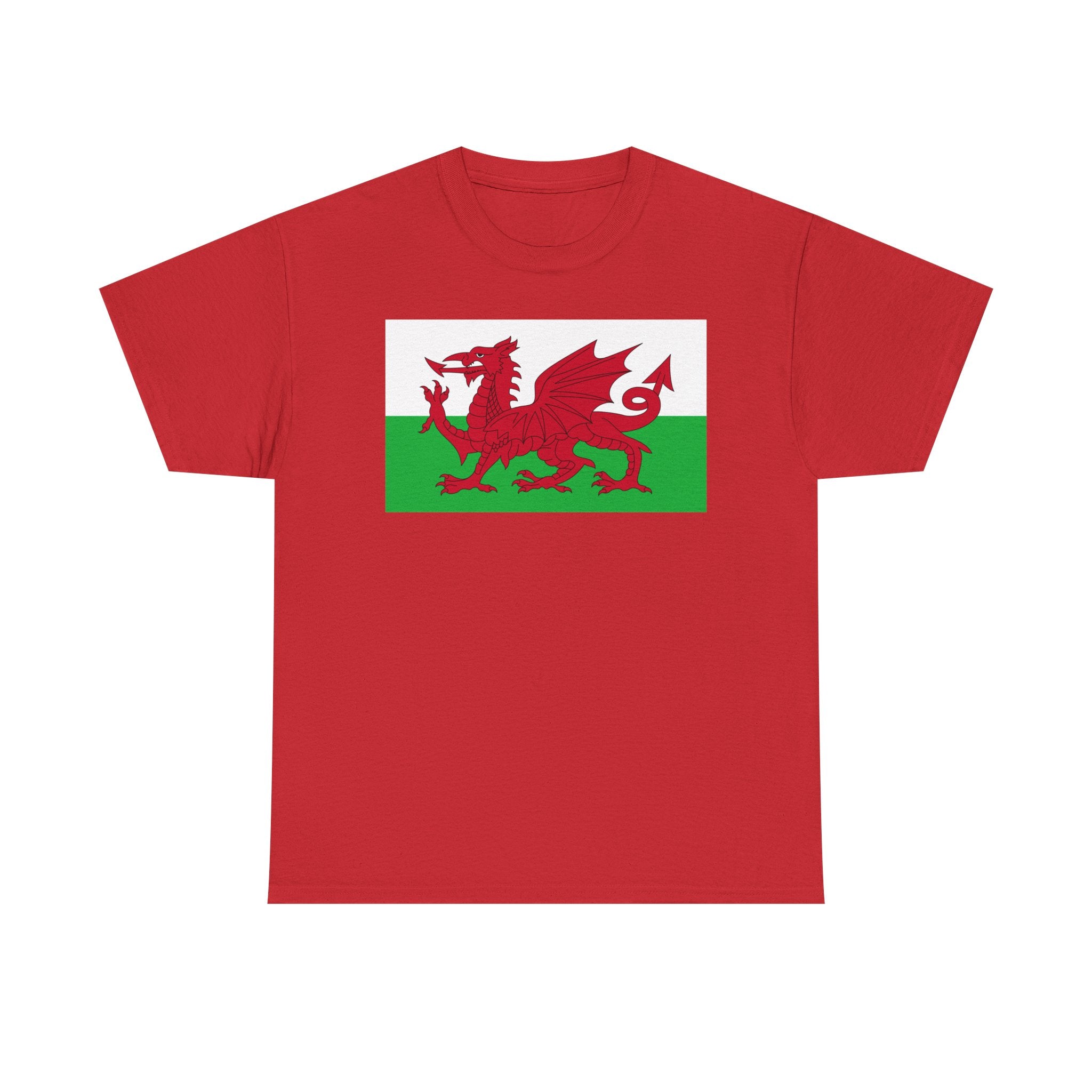 Welsh Dragon T‑Shirt — Cymru Red Dragon Flag Tee