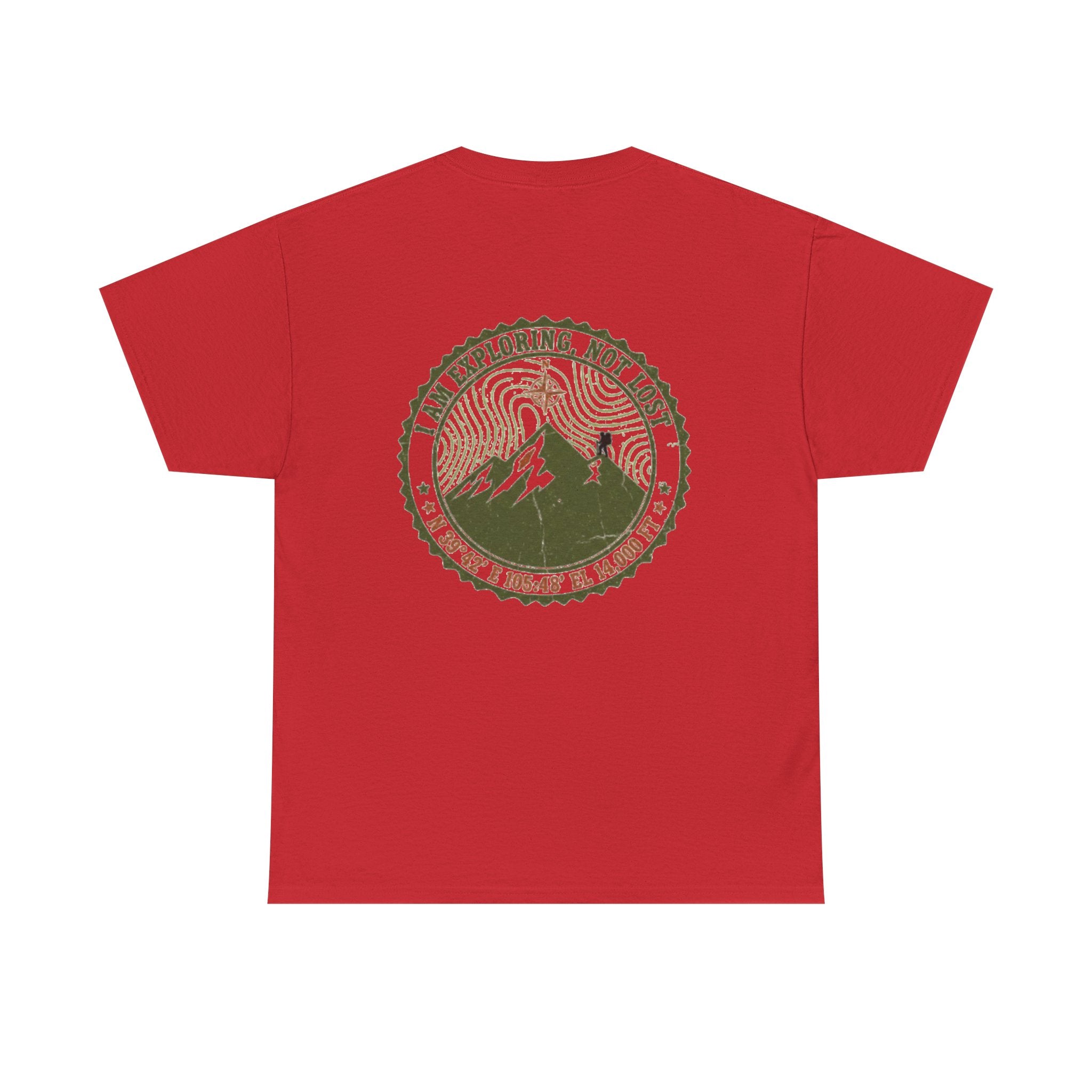 Adventure Logo Tee — "GALLUS" Mountain Badge Shirt (Exploring Not Lost)