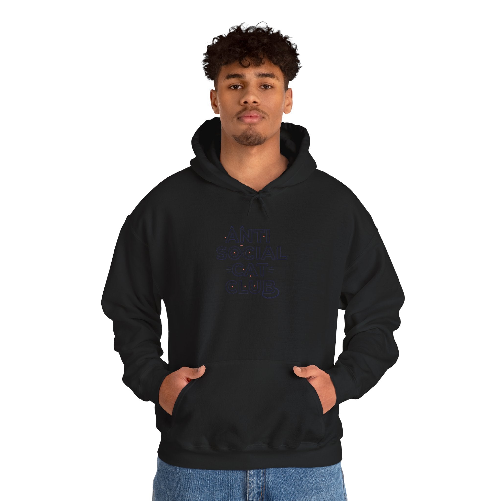 Hollow Outline Typography Hoodie | outline text shirt, minimalist typography