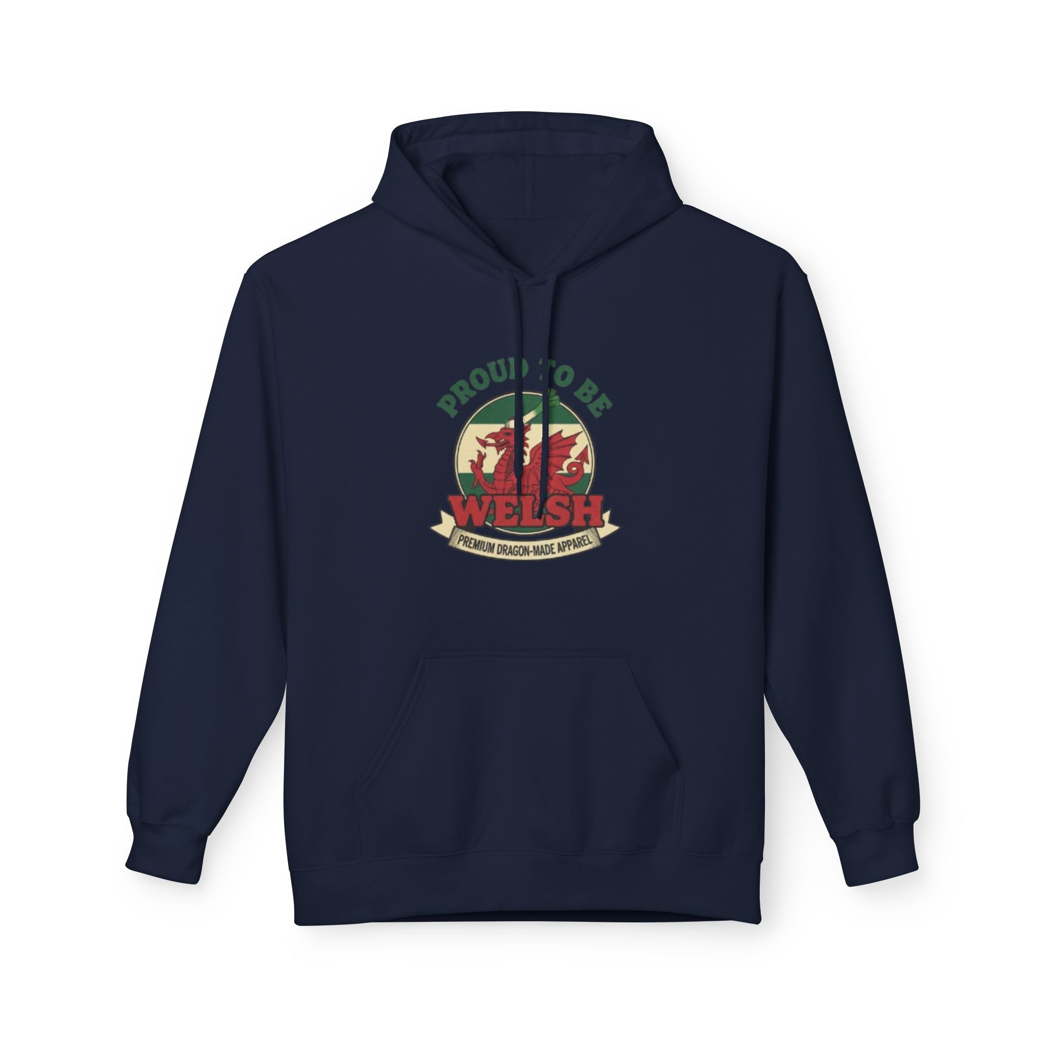 Proud to Be Welsh Hoodie — Vintage Wales Emblem Pullover