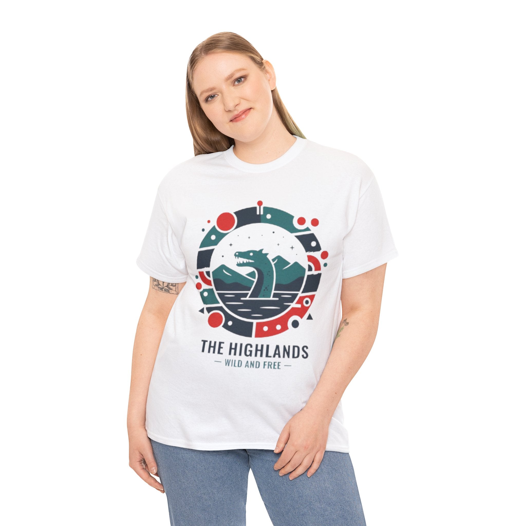 Highlands Waves Tee — "The Highlands: Wild and Free" Graphic T‑Shirt