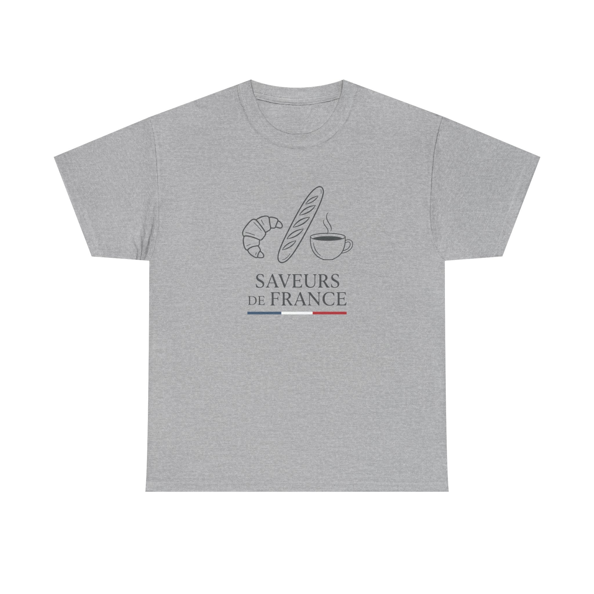 Saveurs de France T-Shirt — French Bakery Croissant & Baguette Tee