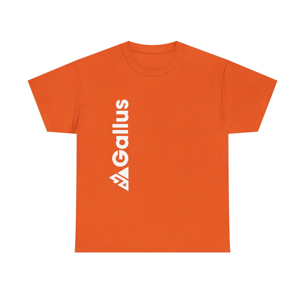 Gallus Vertical Logo T‑Shirt — "Don't Look... It Is a Long Way Up" Retro Graphic Tee