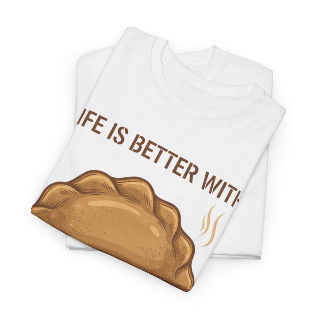 Pierogi T-Shirt — "Life Is Better With Pierogi" Funny Foodie Tee