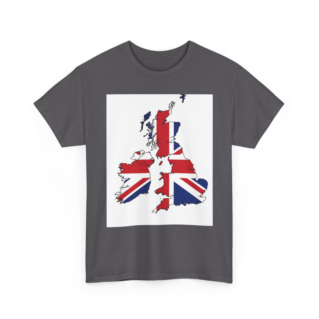 UK Map Flag T-Shirt — British Union Jack Graphic Tee