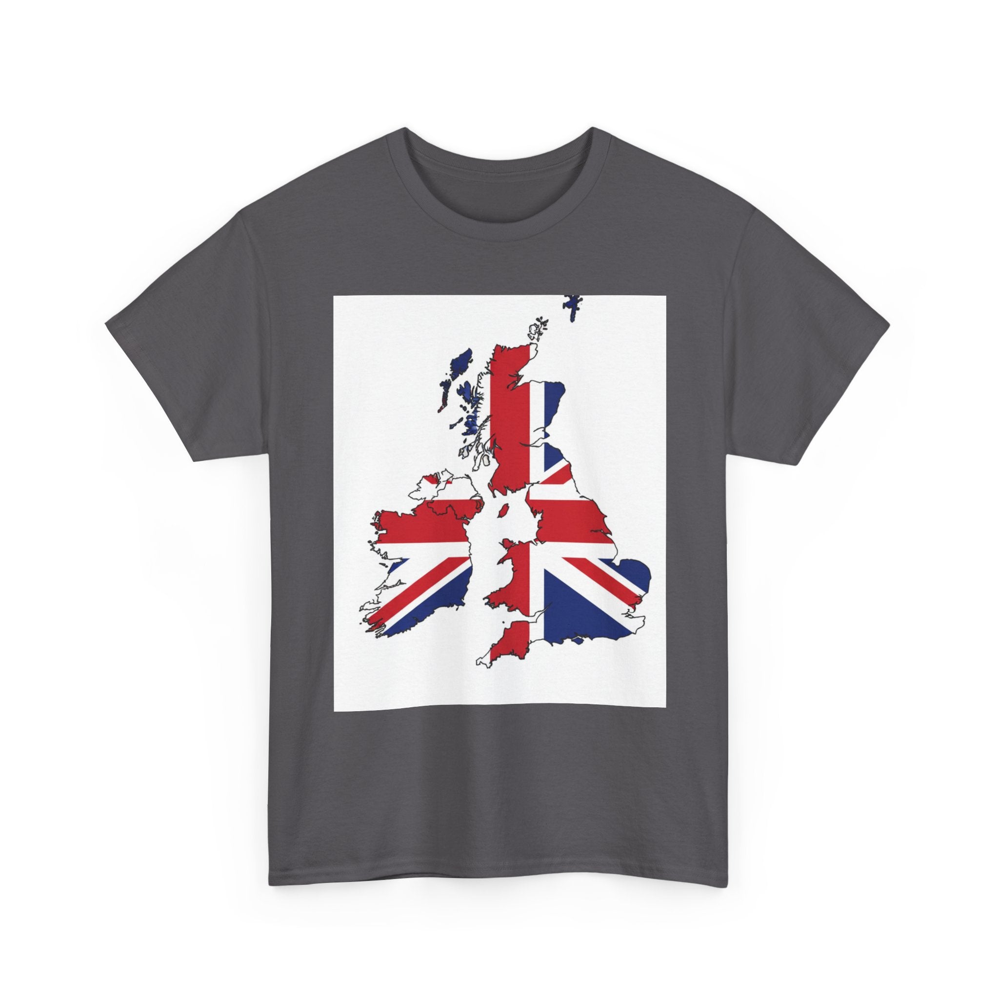 UK Map Flag T-Shirt — British Union Jack Graphic Tee