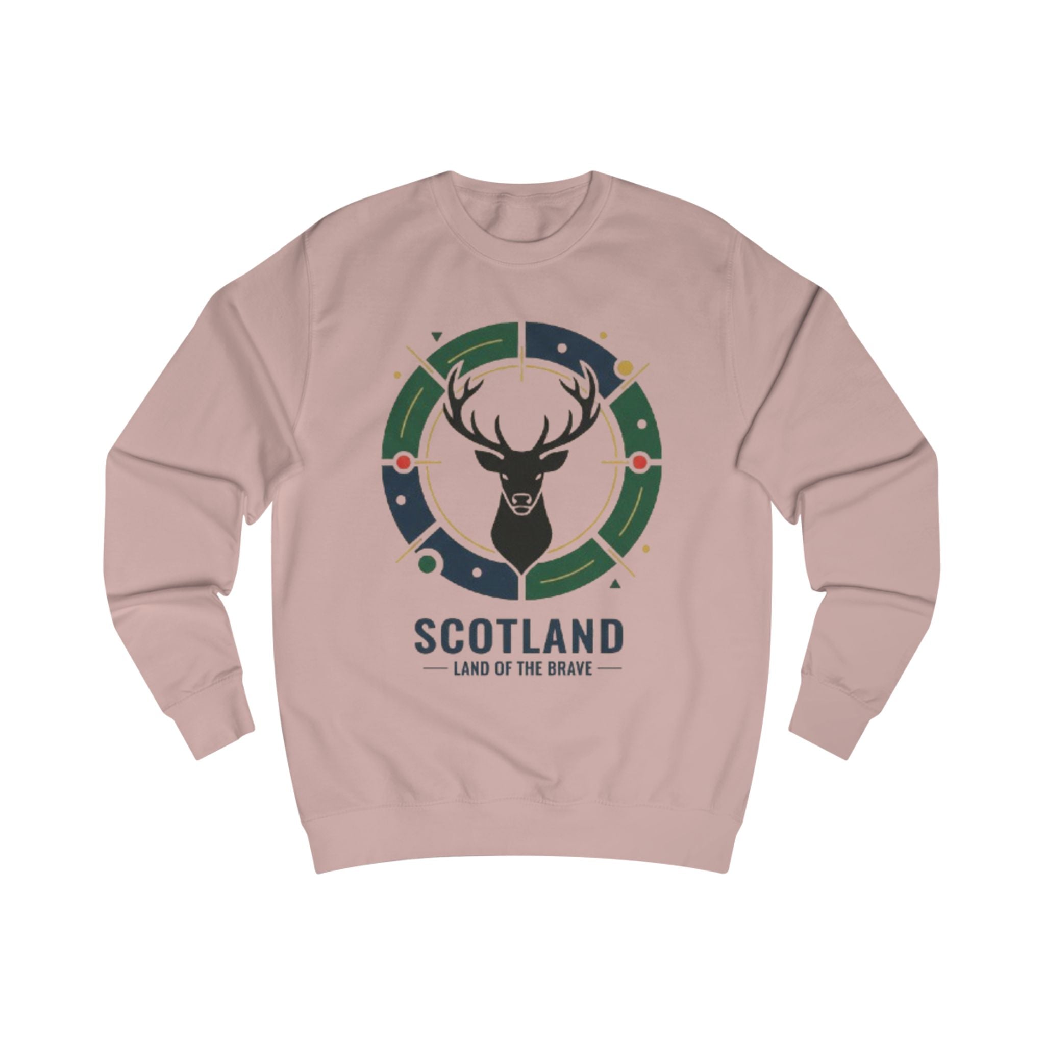 Scotland Deer Crest Sweatshirt — Land of the Brave Graphic Crewneck