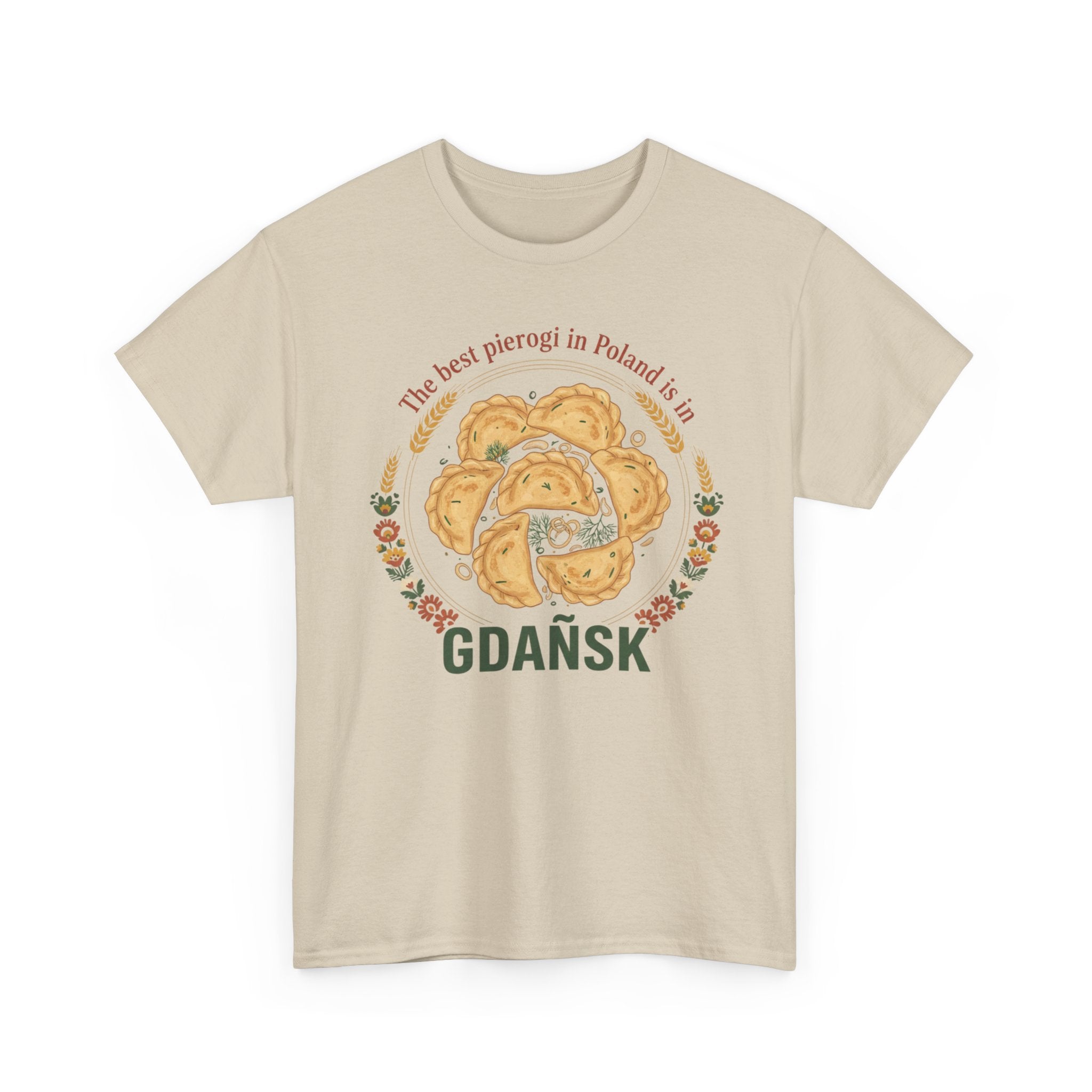 Gdańsk Pierogi T-Shirt — "The best pierogi in Poland" Travel Souvenir Tee