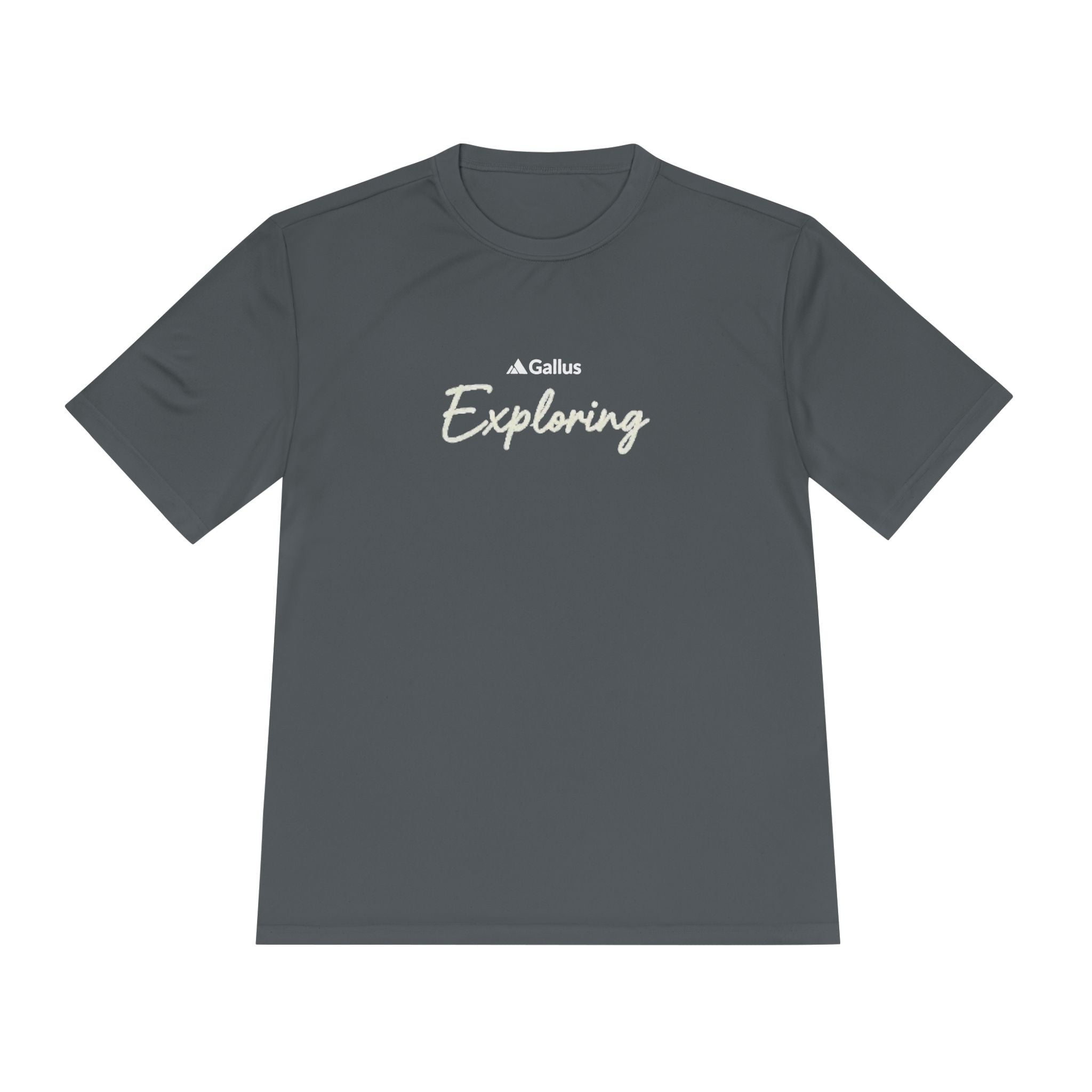 Gallus Exploring Tee — Adventure Map Graphic Moisture‑Wicking Shirt