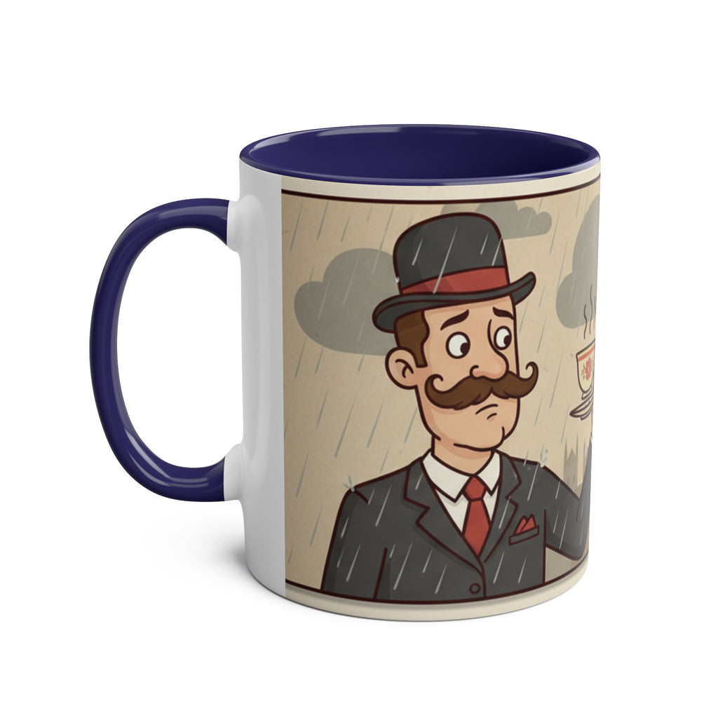 Two-Tone Coffee Mugs, 11oz