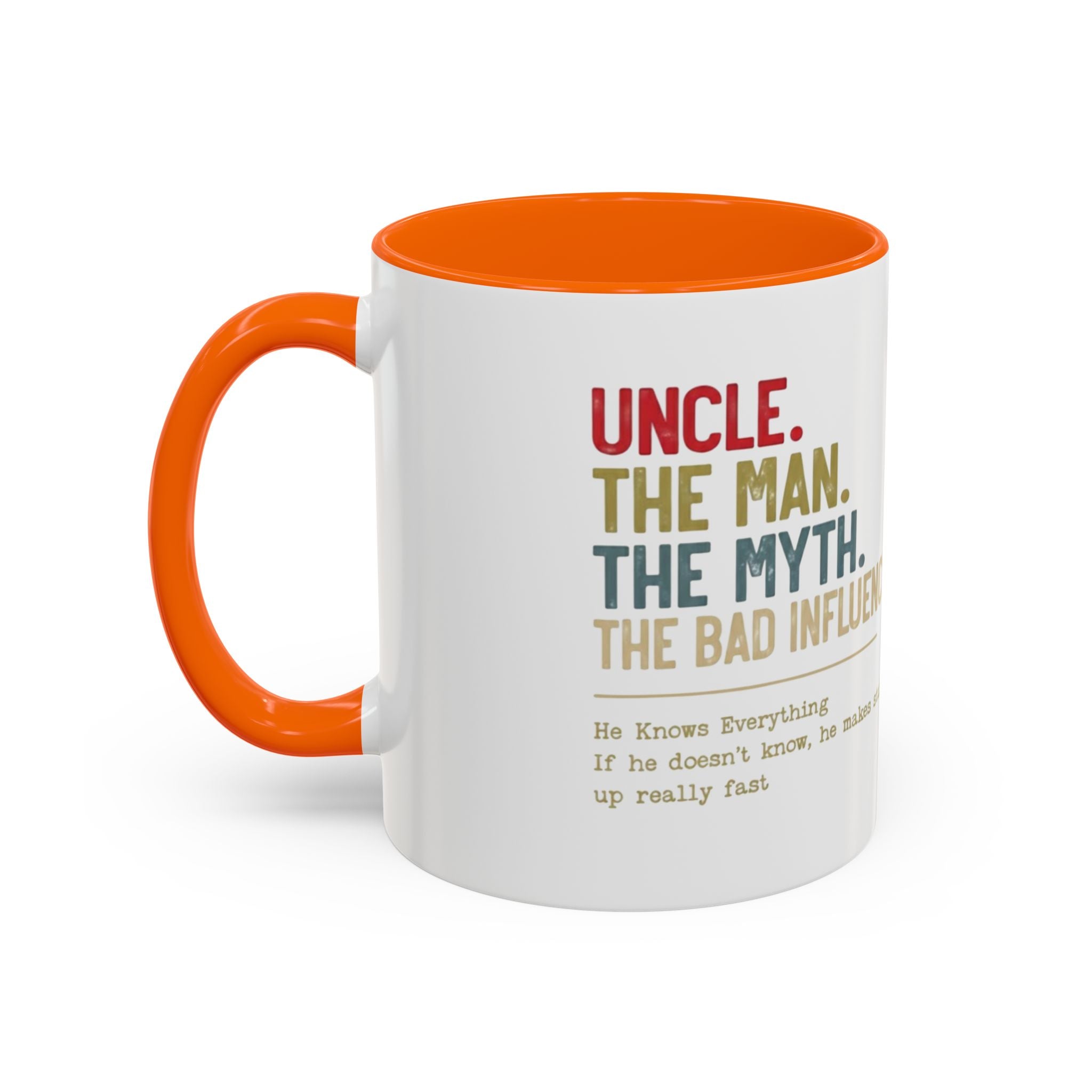 Uncle 'The Man, The Myth, The Legend' Accent Coffee Mug