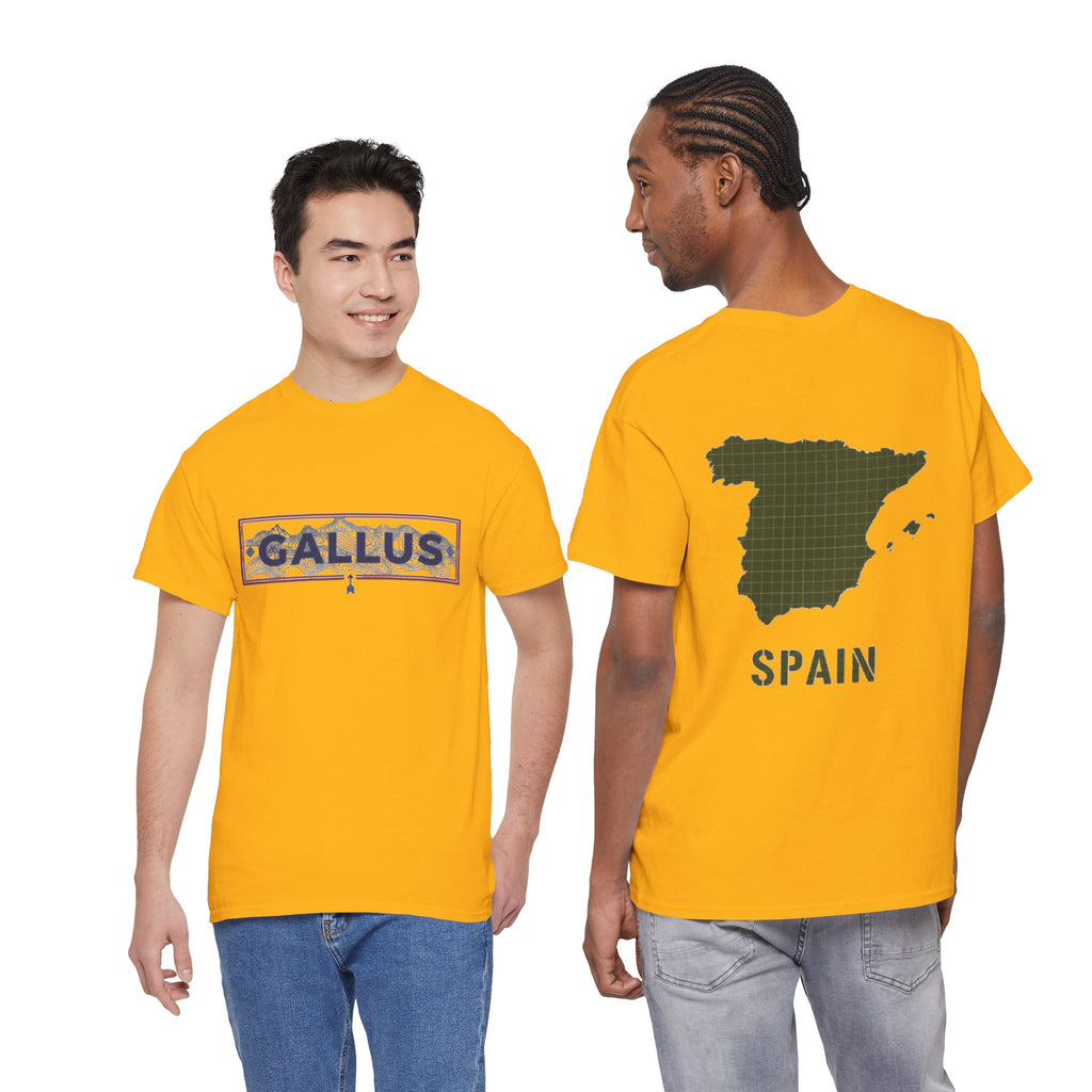 Spain Map T-Shirt • Gallus Logo Travel Tee