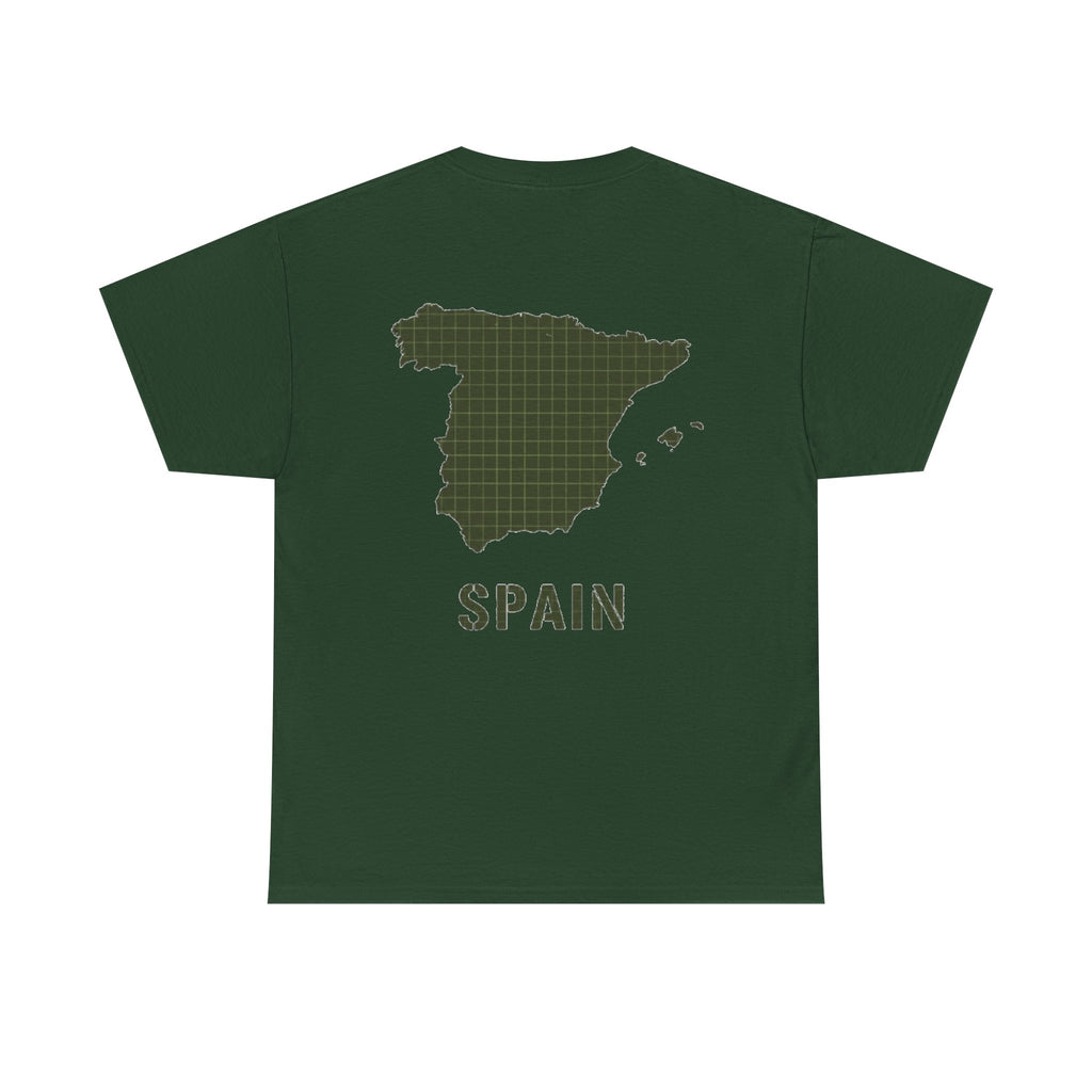 Spain Map Graphic Tee — Minimalist Travel T‑Shirt