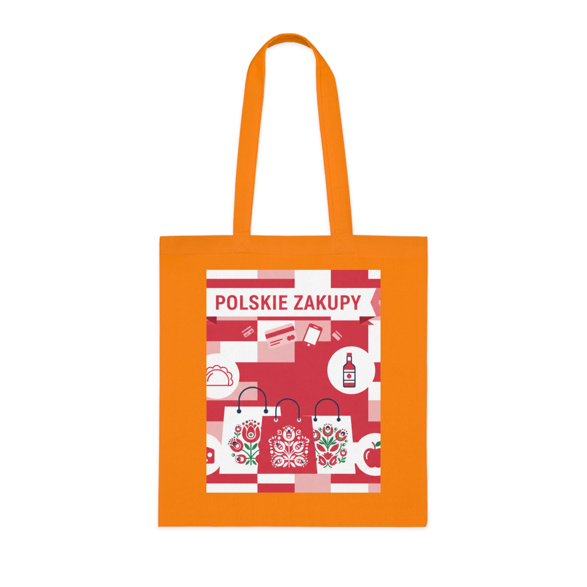 Polskie Zakupy Cotton Tote – Polish Grocery Market Shopping Bag