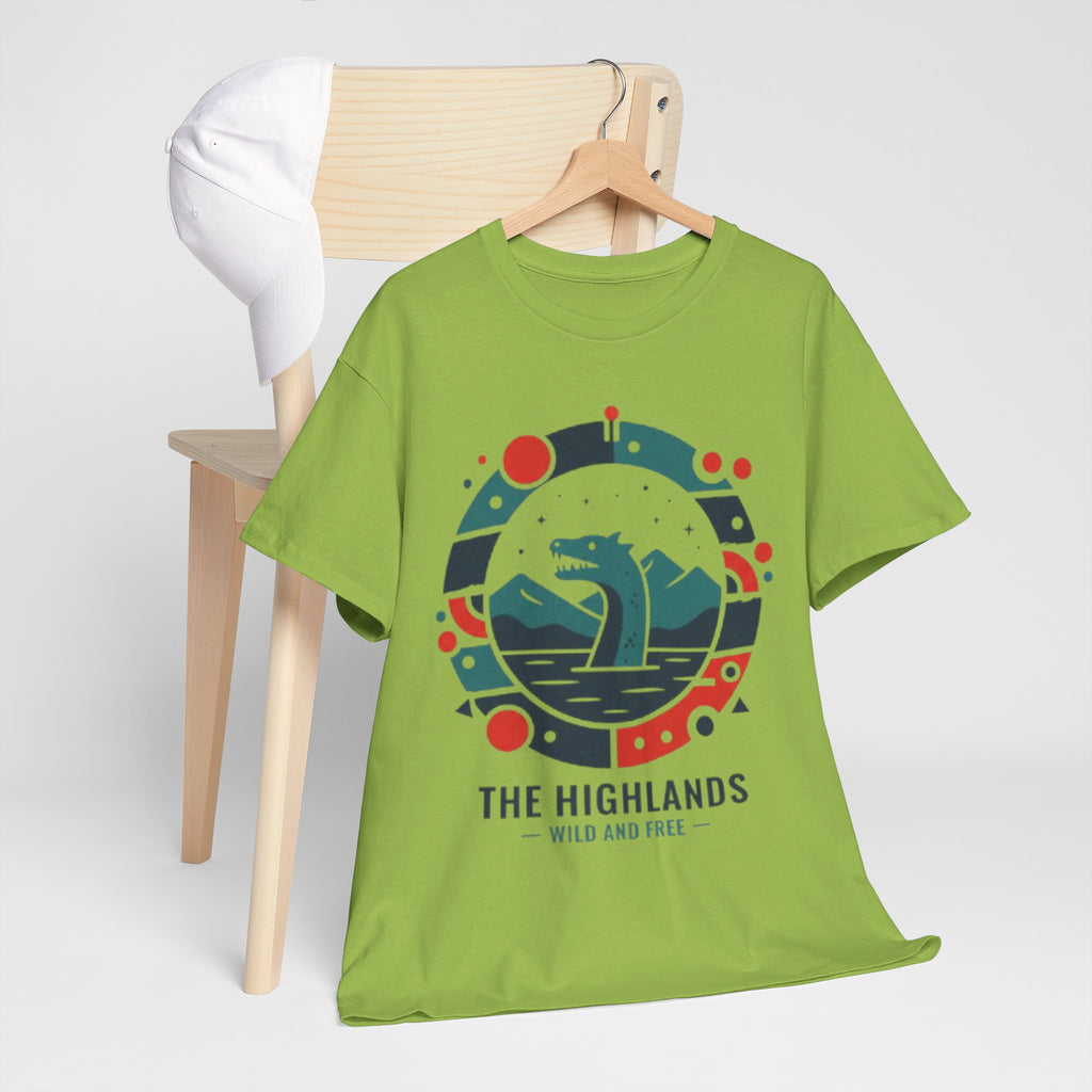 Highlands Waves Tee — "The Highlands: Wild and Free" Graphic T‑Shirt