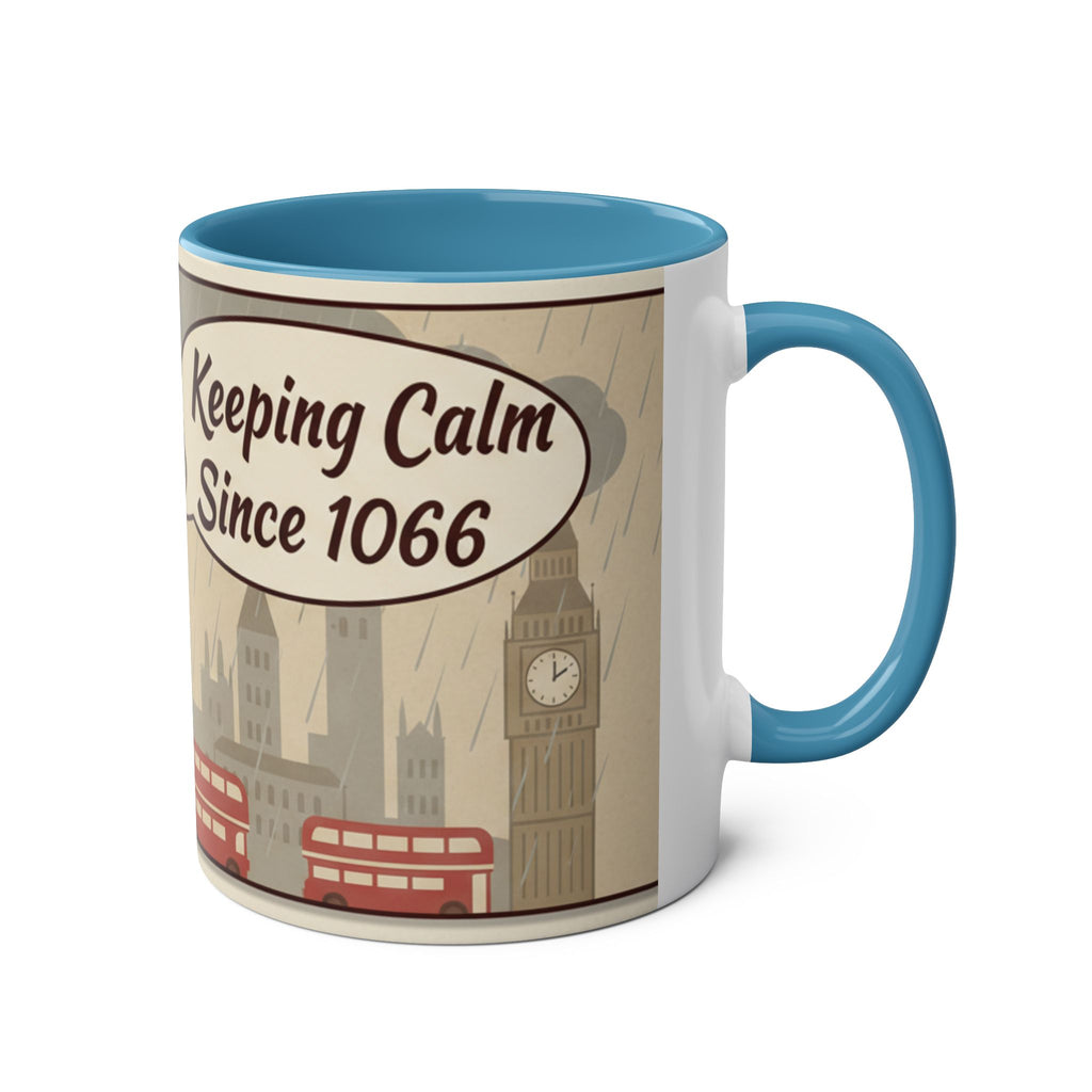 Two-Tone Coffee Mugs, 11oz